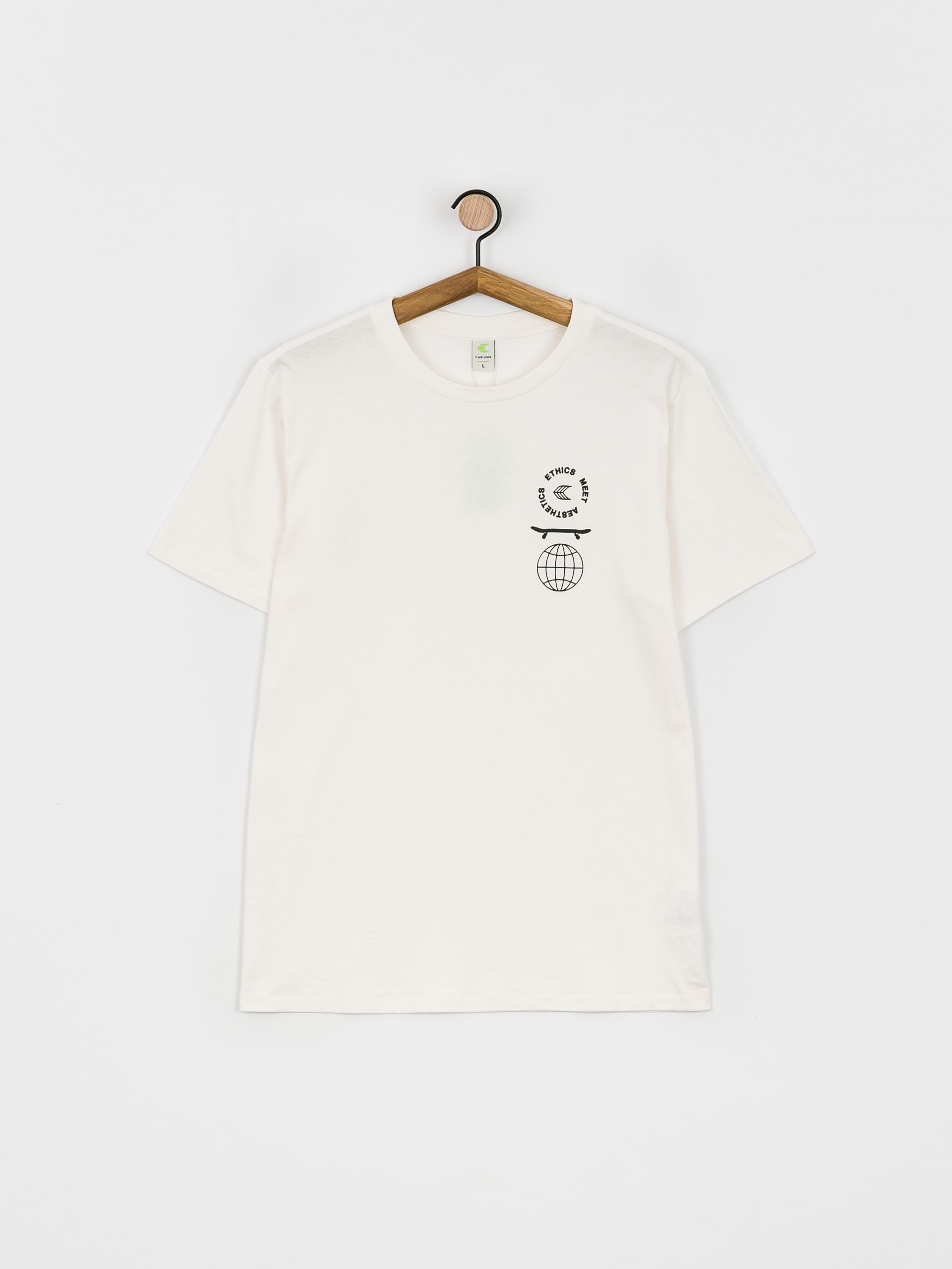 T-shirt Cariuma Ethics meet Aesthetics (off white)