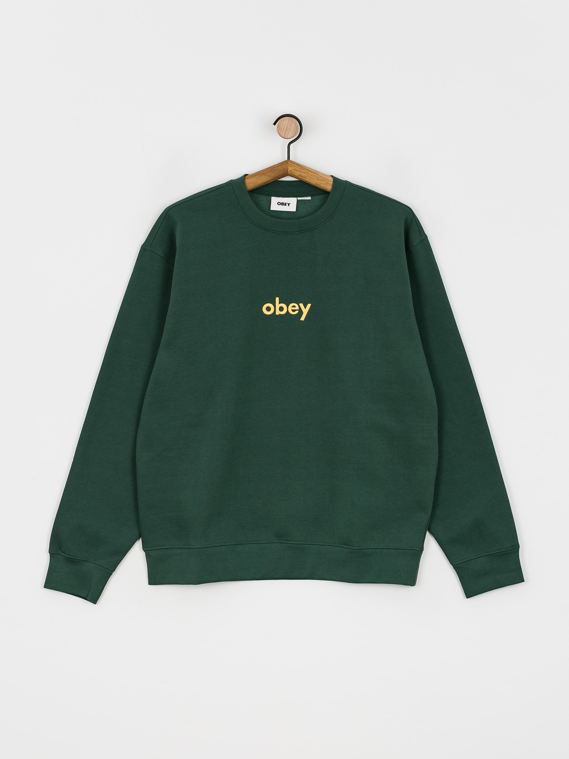Bluza OBEY Lowercase (dark cedar)