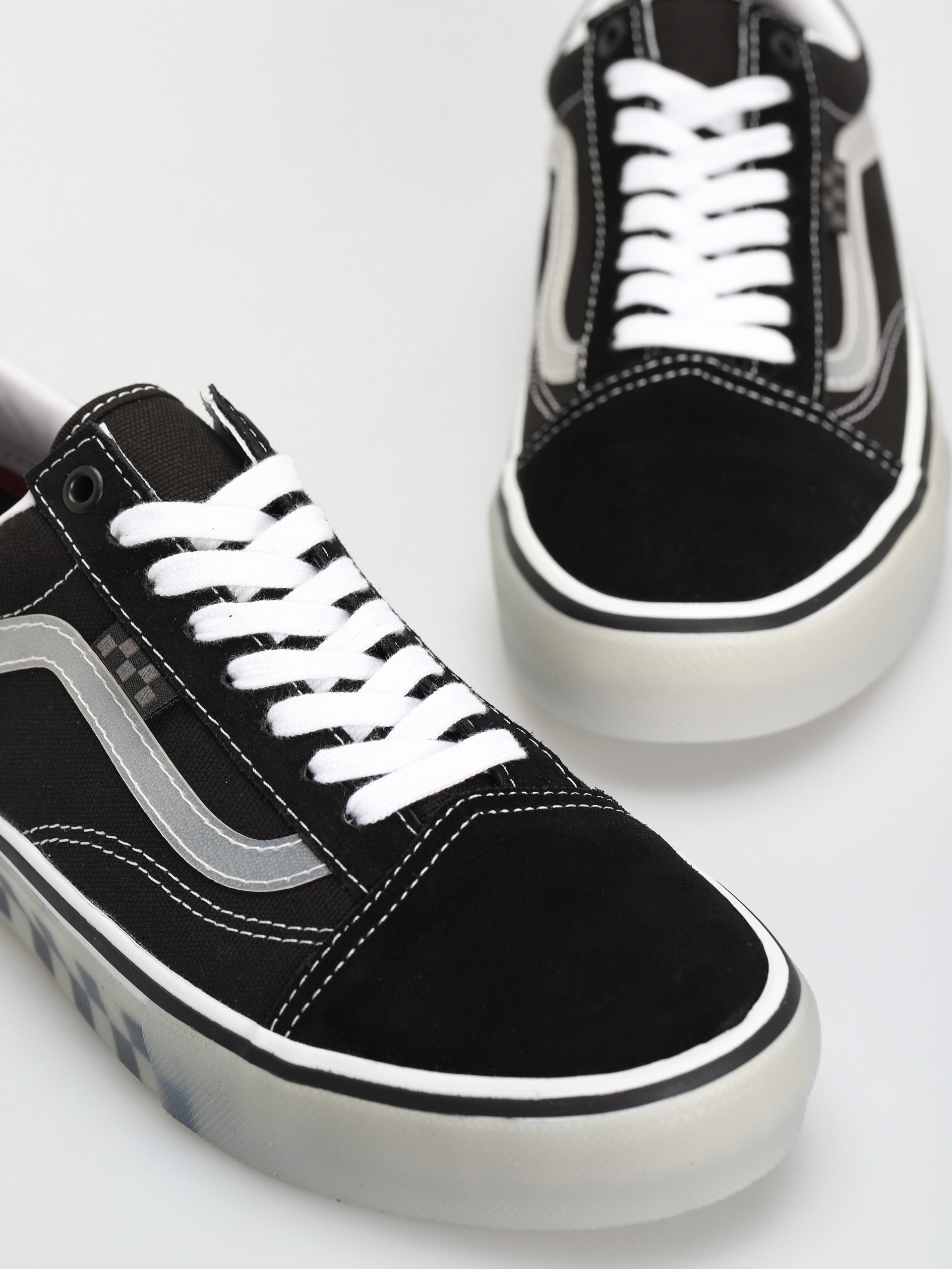 Buty Vans Skate Old Skool (translucent rubber black/clear)
