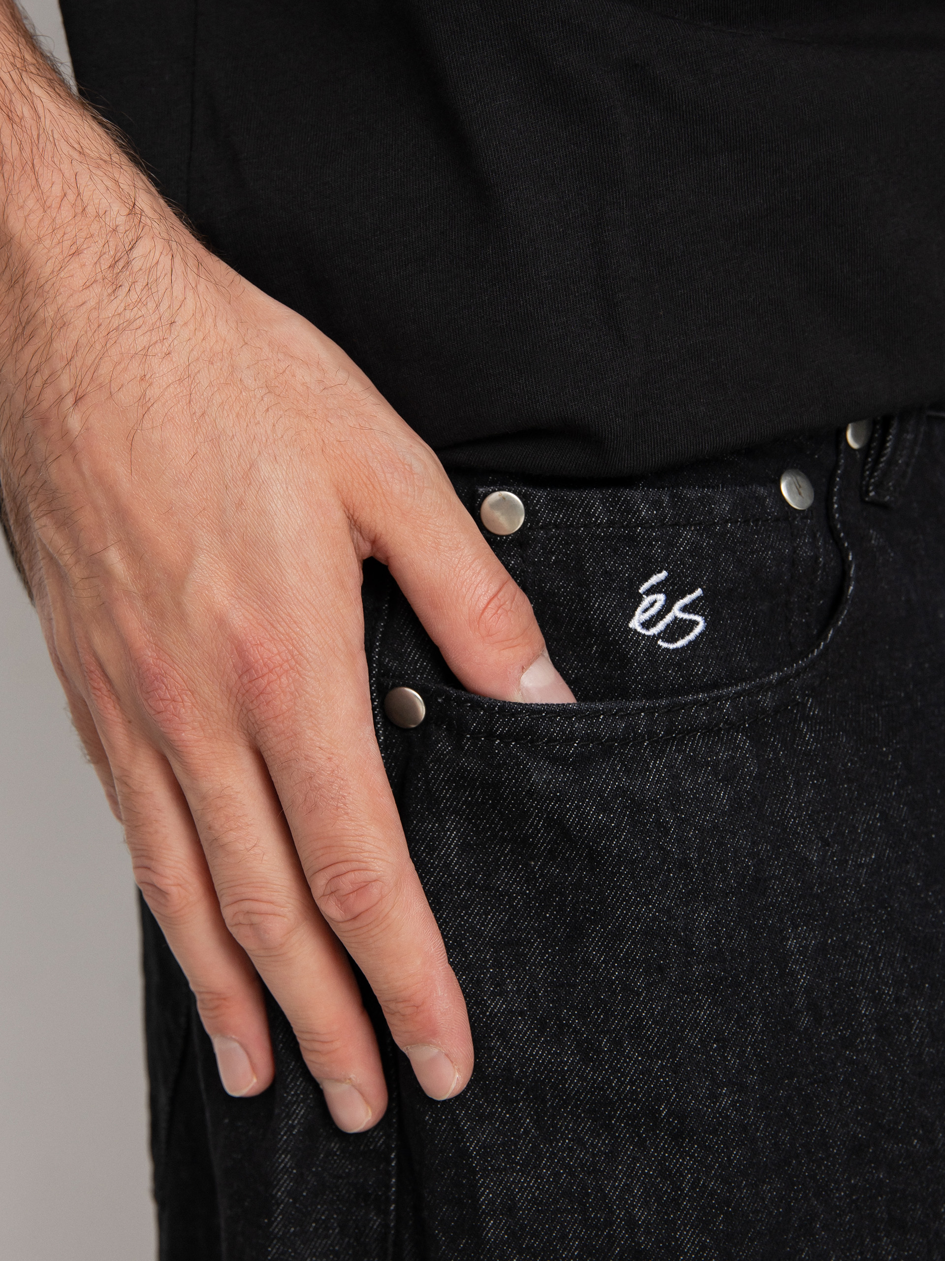 Spodnie eS Baggy Denim (black wash)