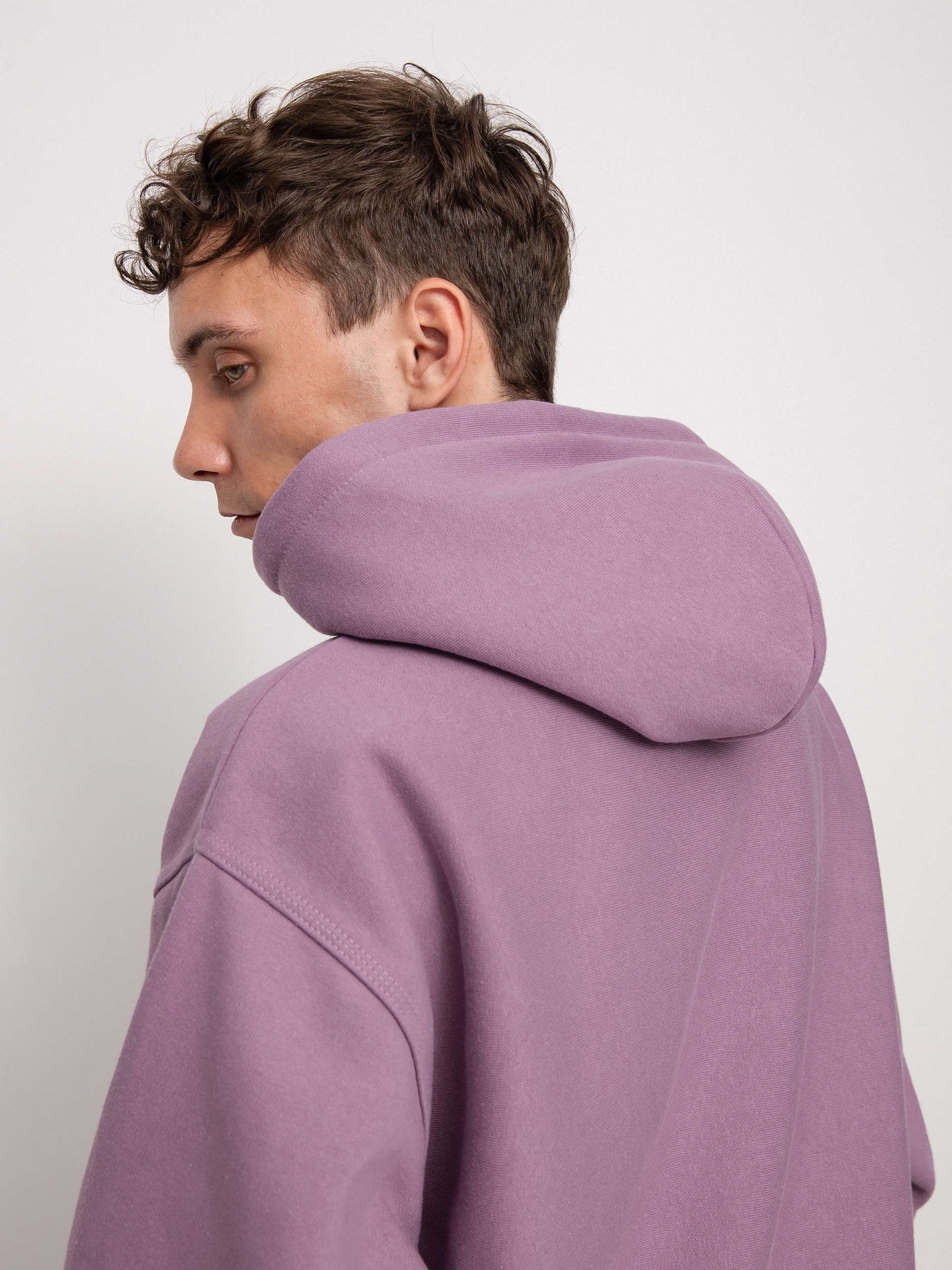 Bluza z kapturem Stussy Stock Logo App. HD (orchid)