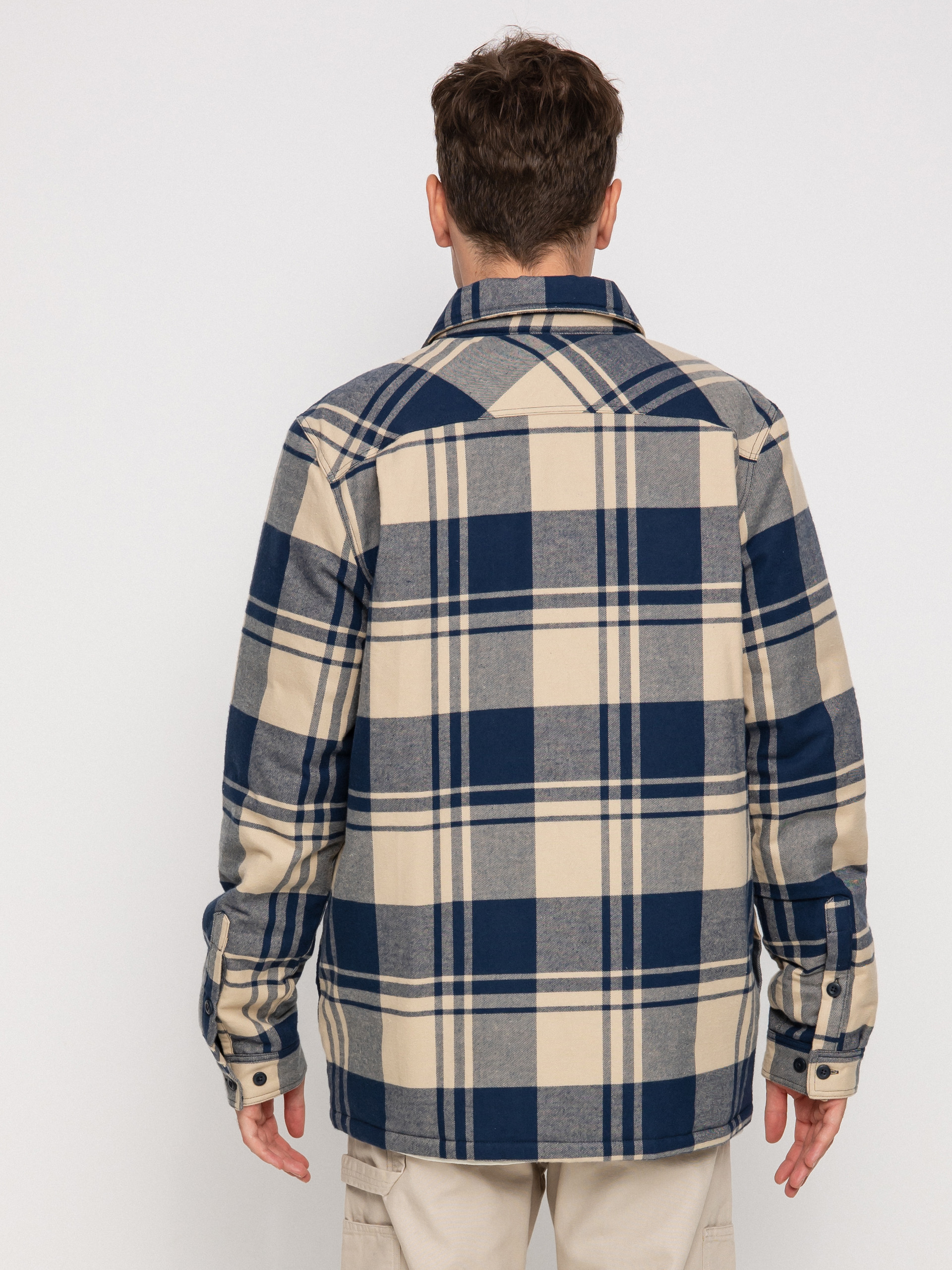 Kurtka Patagonia Insulated Organic Cotton Fjord Flannel (live oak/oar tan)