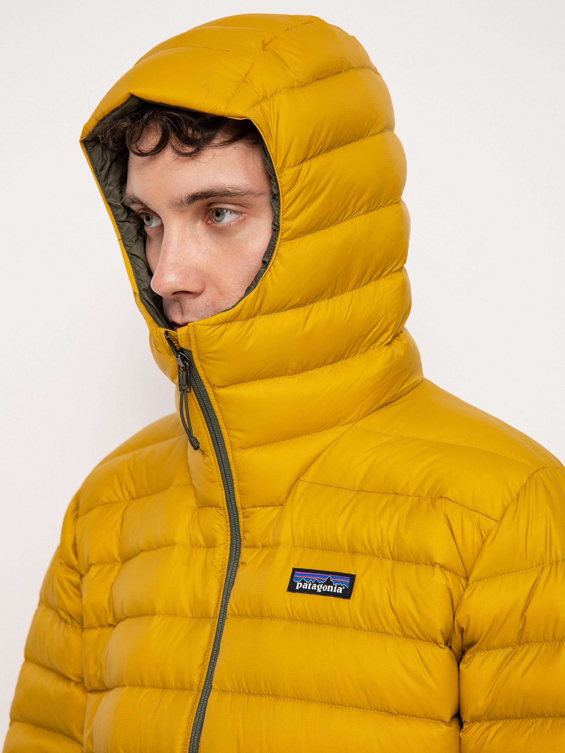 Kurtka Patagonia Down Sweater Hoody (cabin gold)