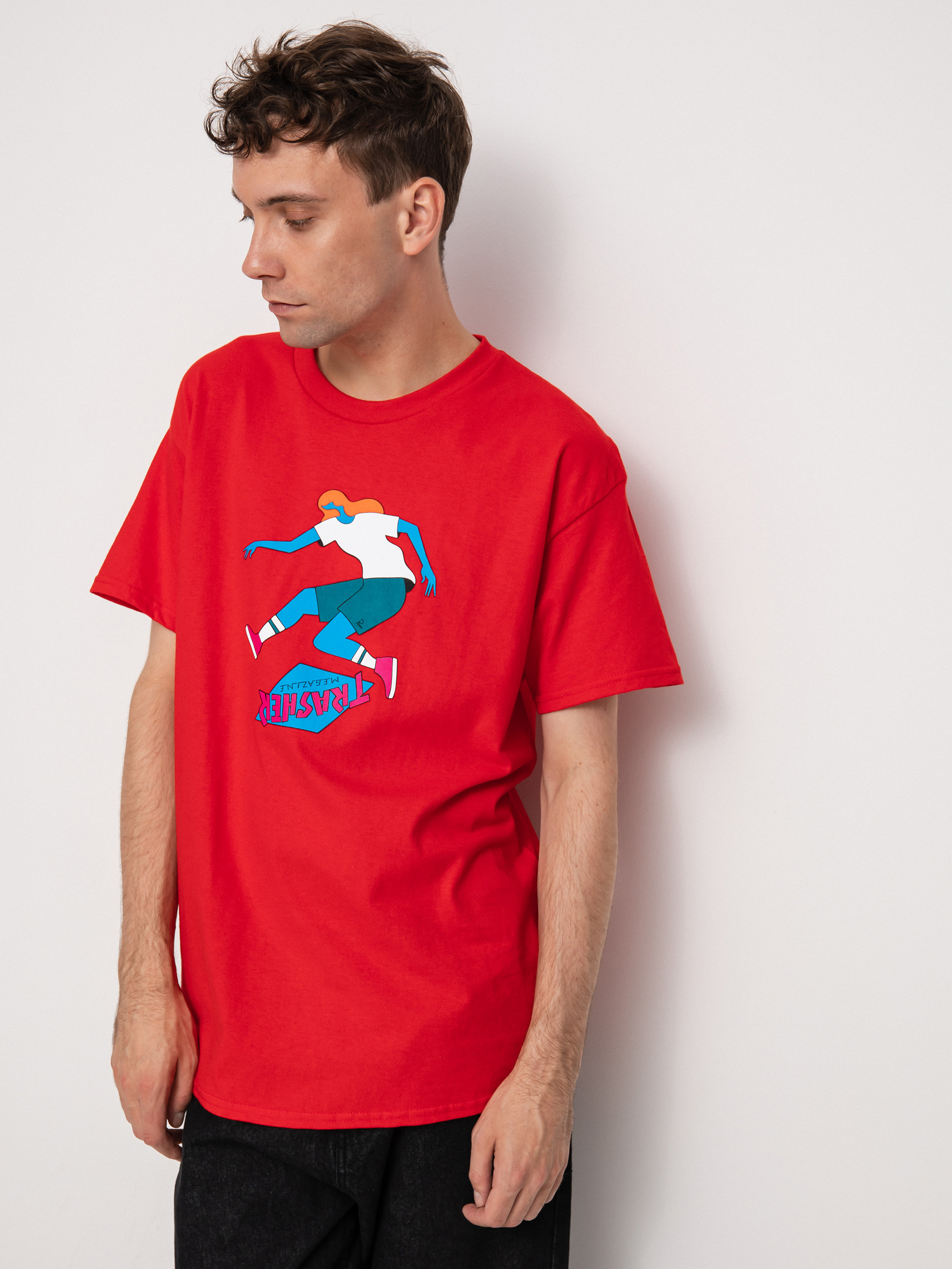 T-shirt Thrasher Trasher Tre (red)