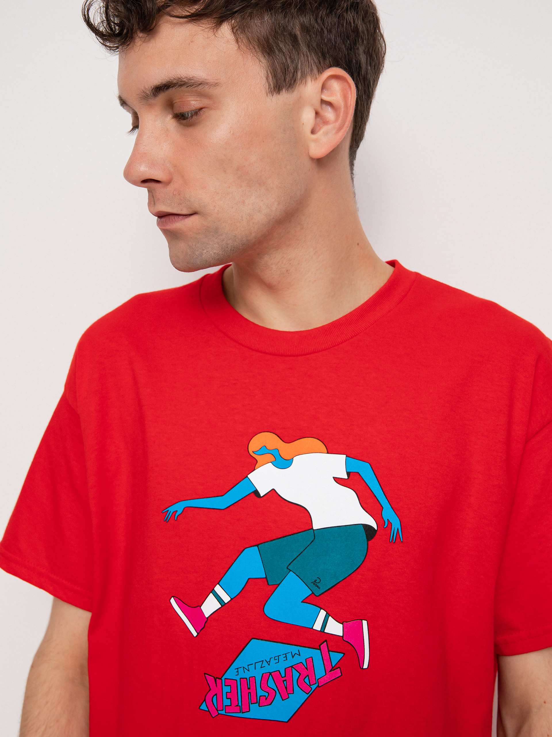 T-shirt Thrasher Trasher Tre (red)