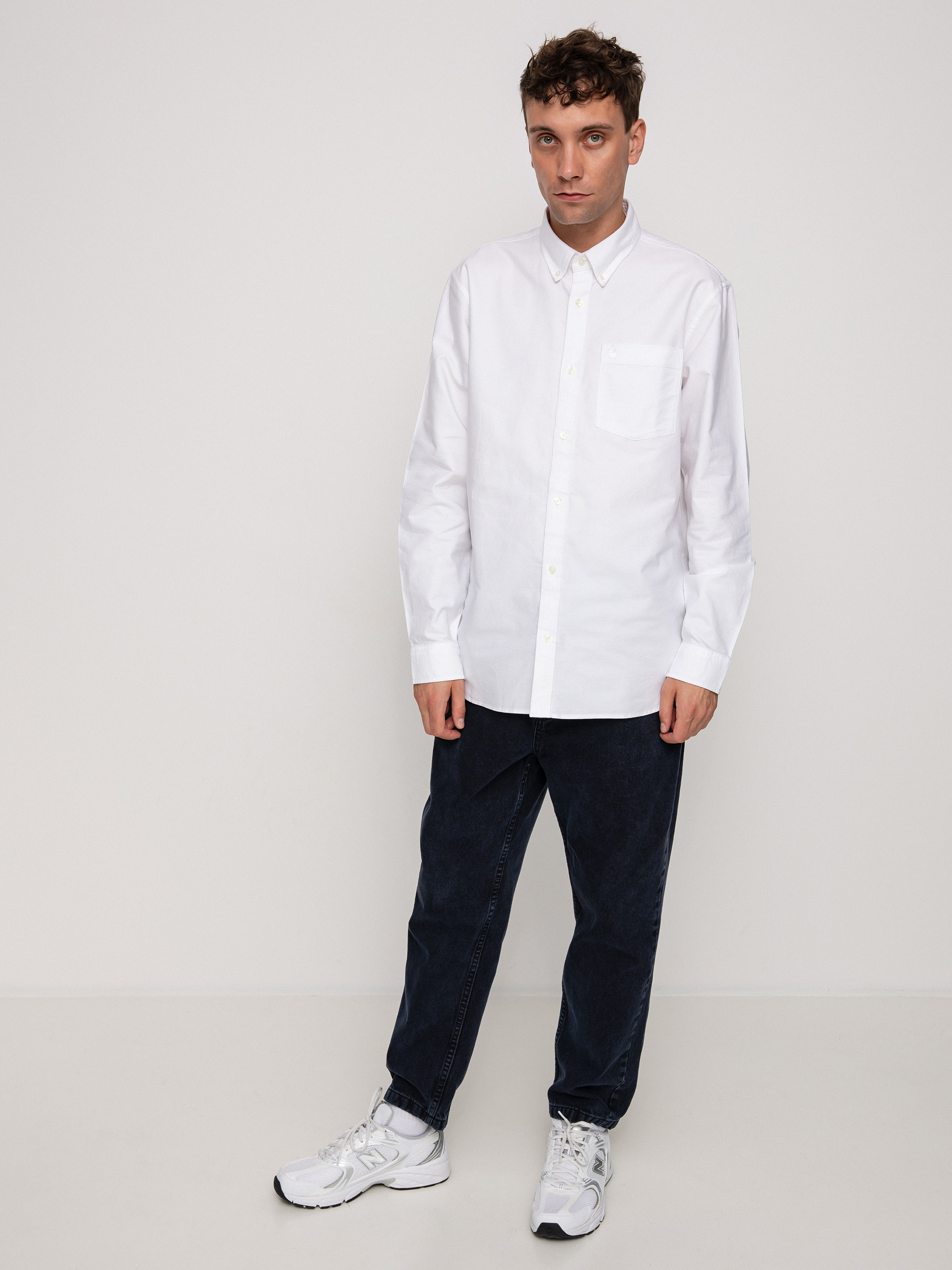 Koszula Carhartt WIP C Logo (white/white)