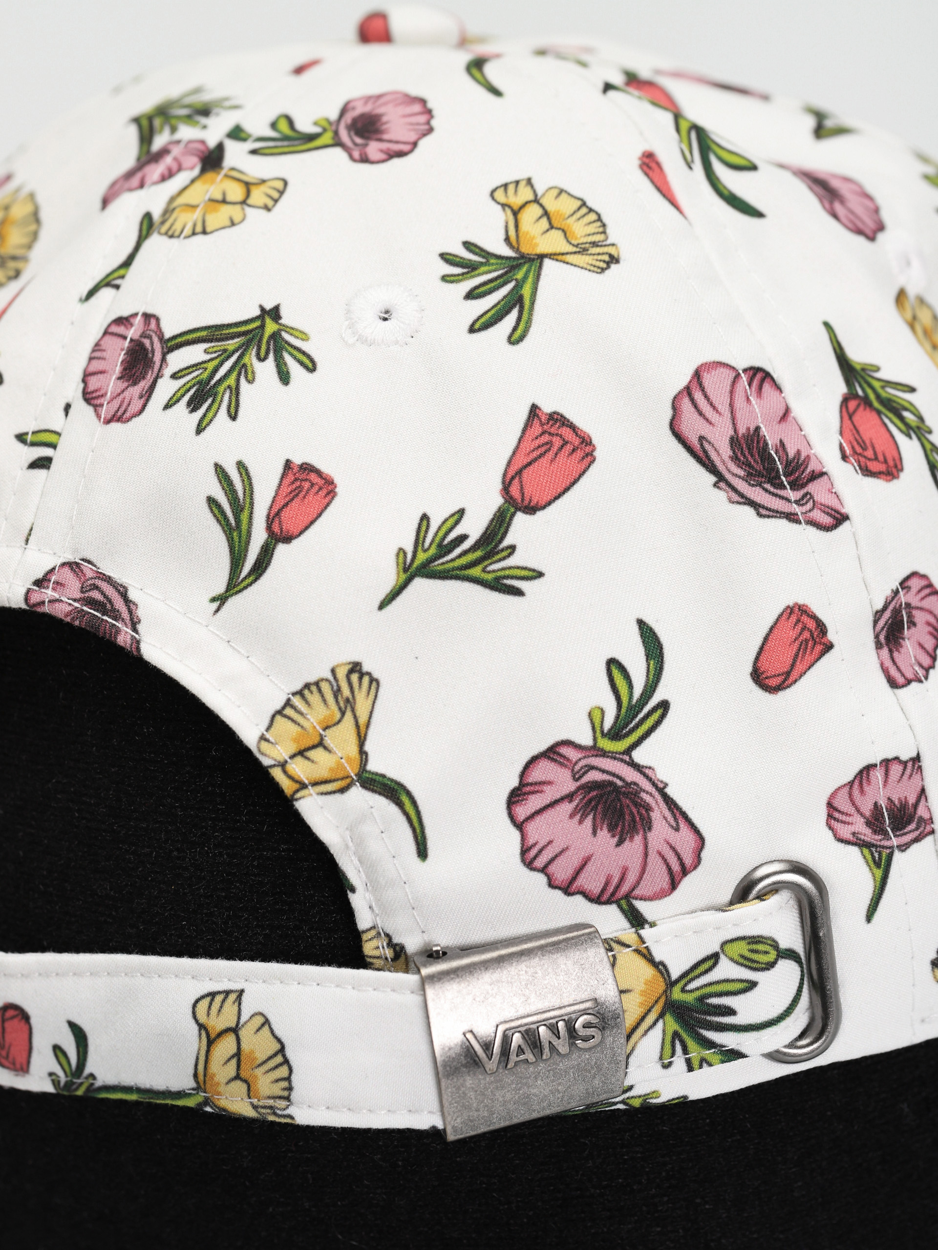 Czapka z daszkiem Vans Court Side Printed Wmn (califas ditsy marshmallow/lilas)