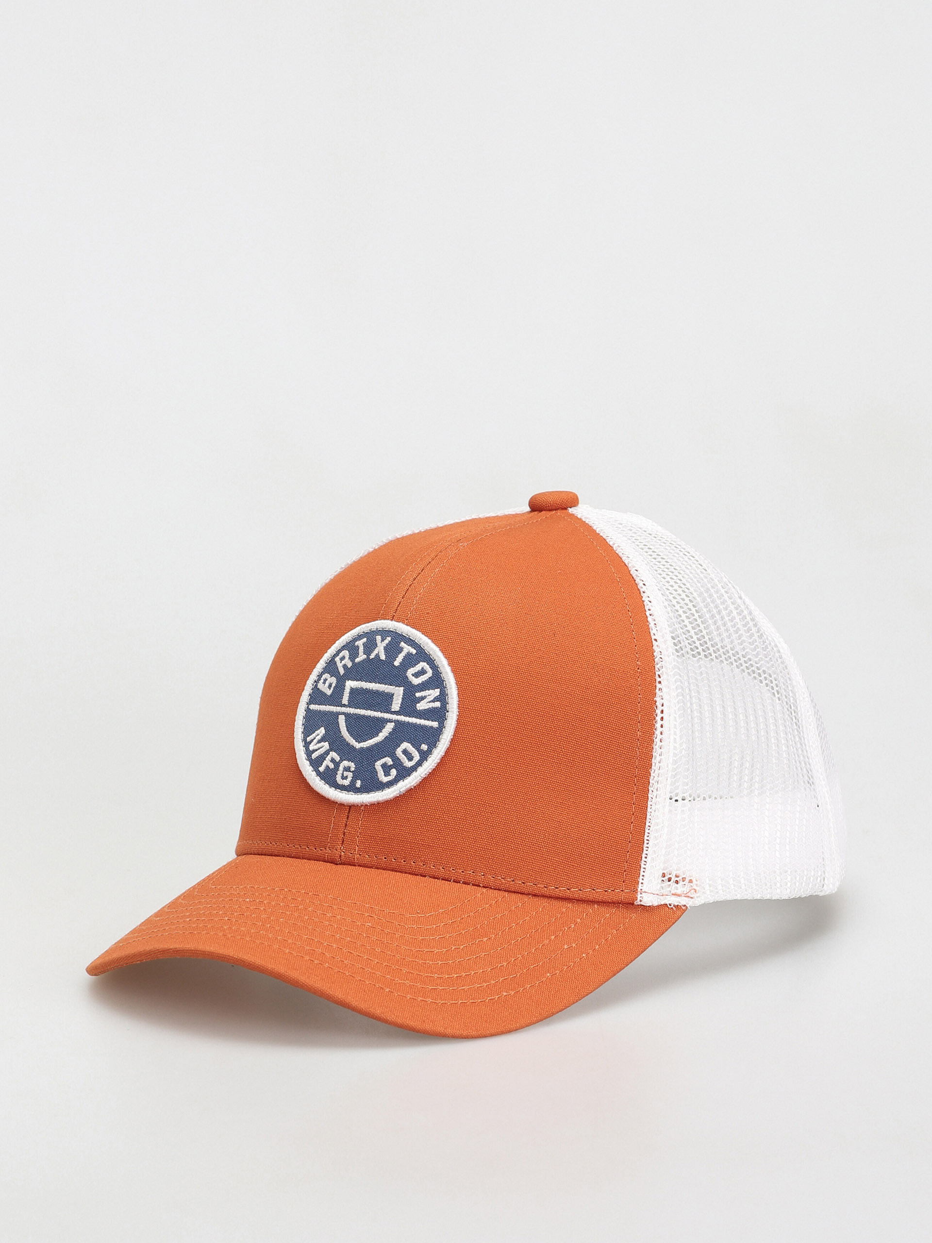 Czapka z daszkiem Brixton Crest X Mp Mesh Cap (burnt orange/white)