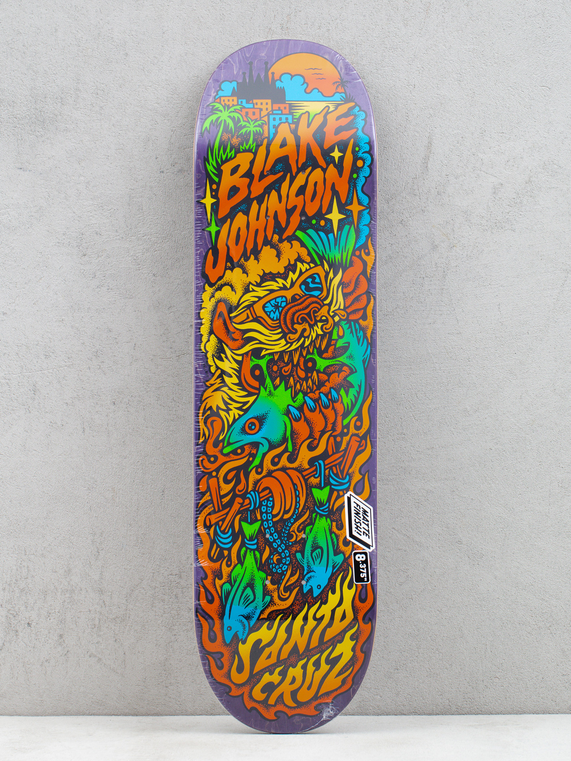 Deck Santa Cruz Johnson Beach Wolf Two (purple)