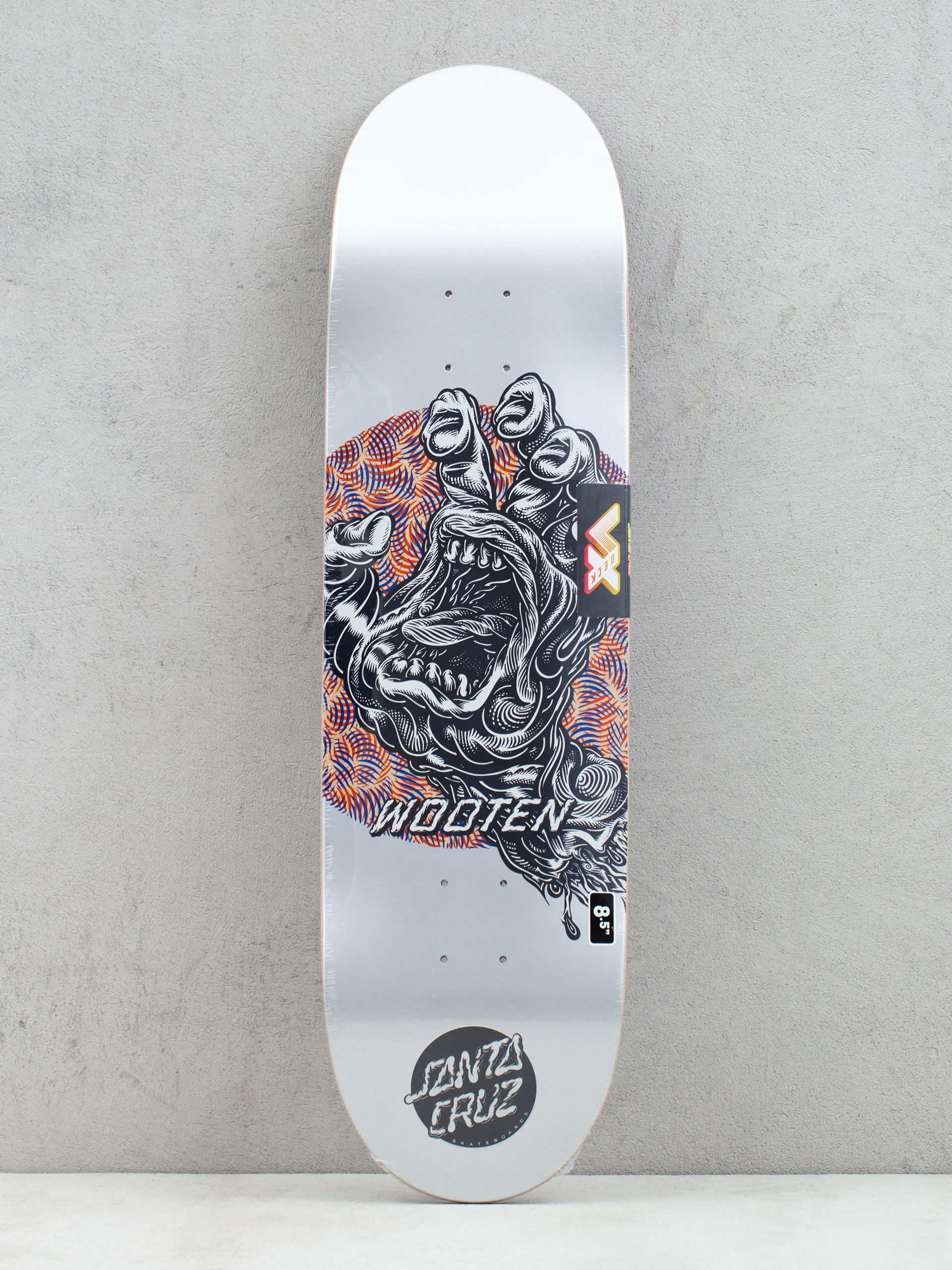 Deck Santa Cruz Wooten Alive Hand VX (silver)