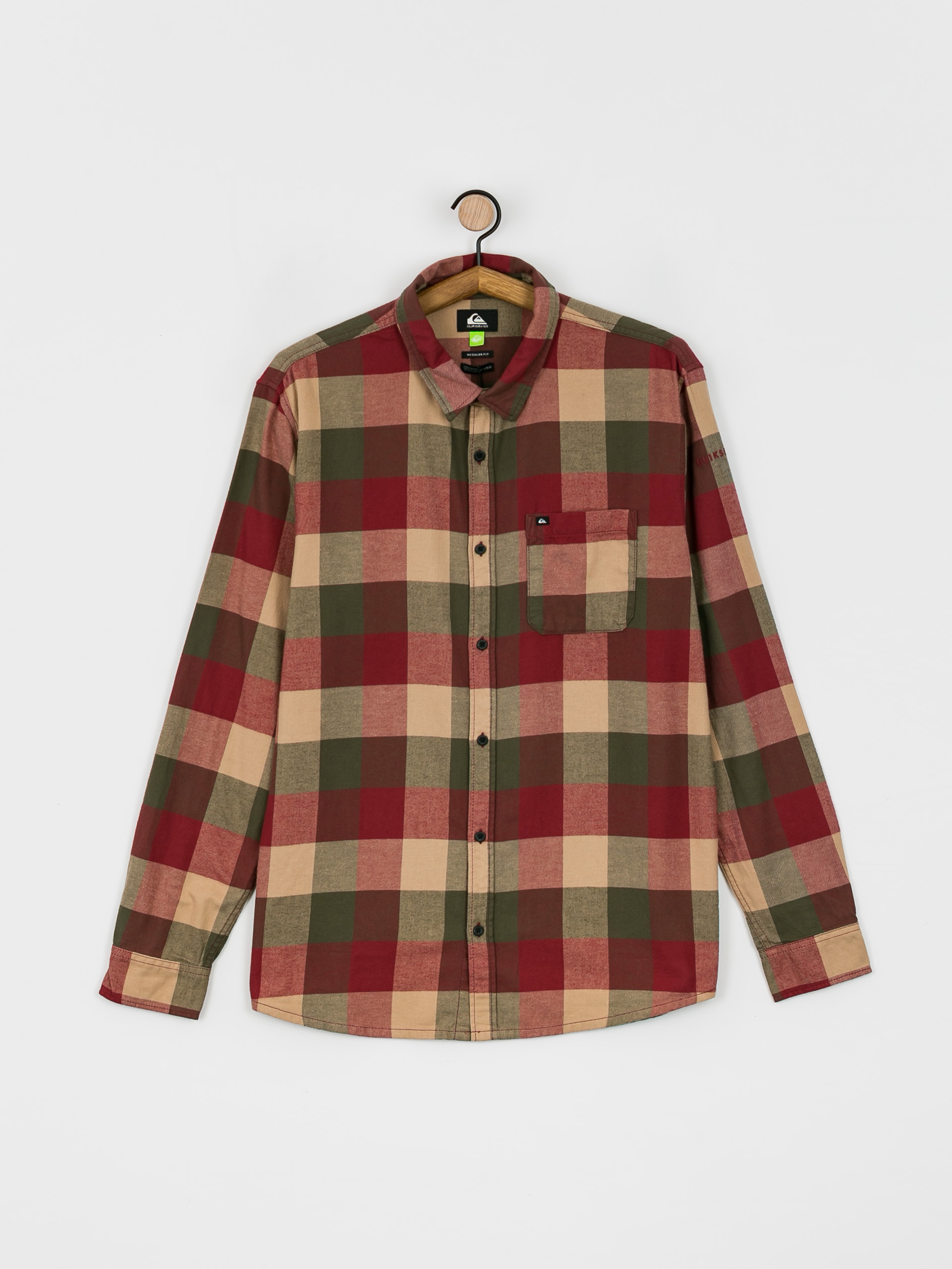 Koszula Quiksilver Motherfly (ruby wine motherfly)