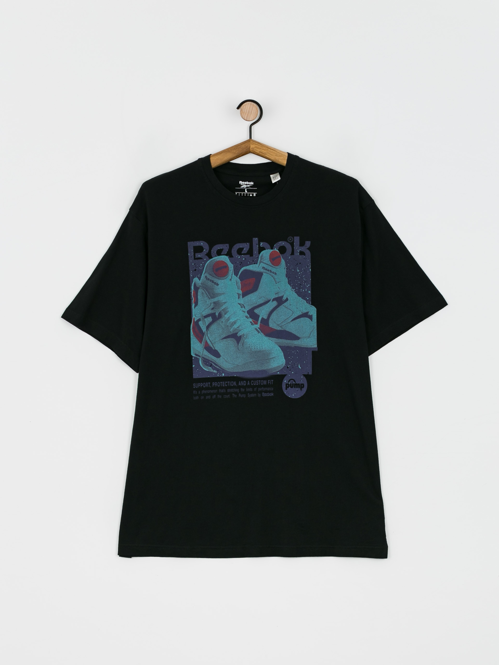 T-shirt Reebok GS Reebok Retro Pump (black)