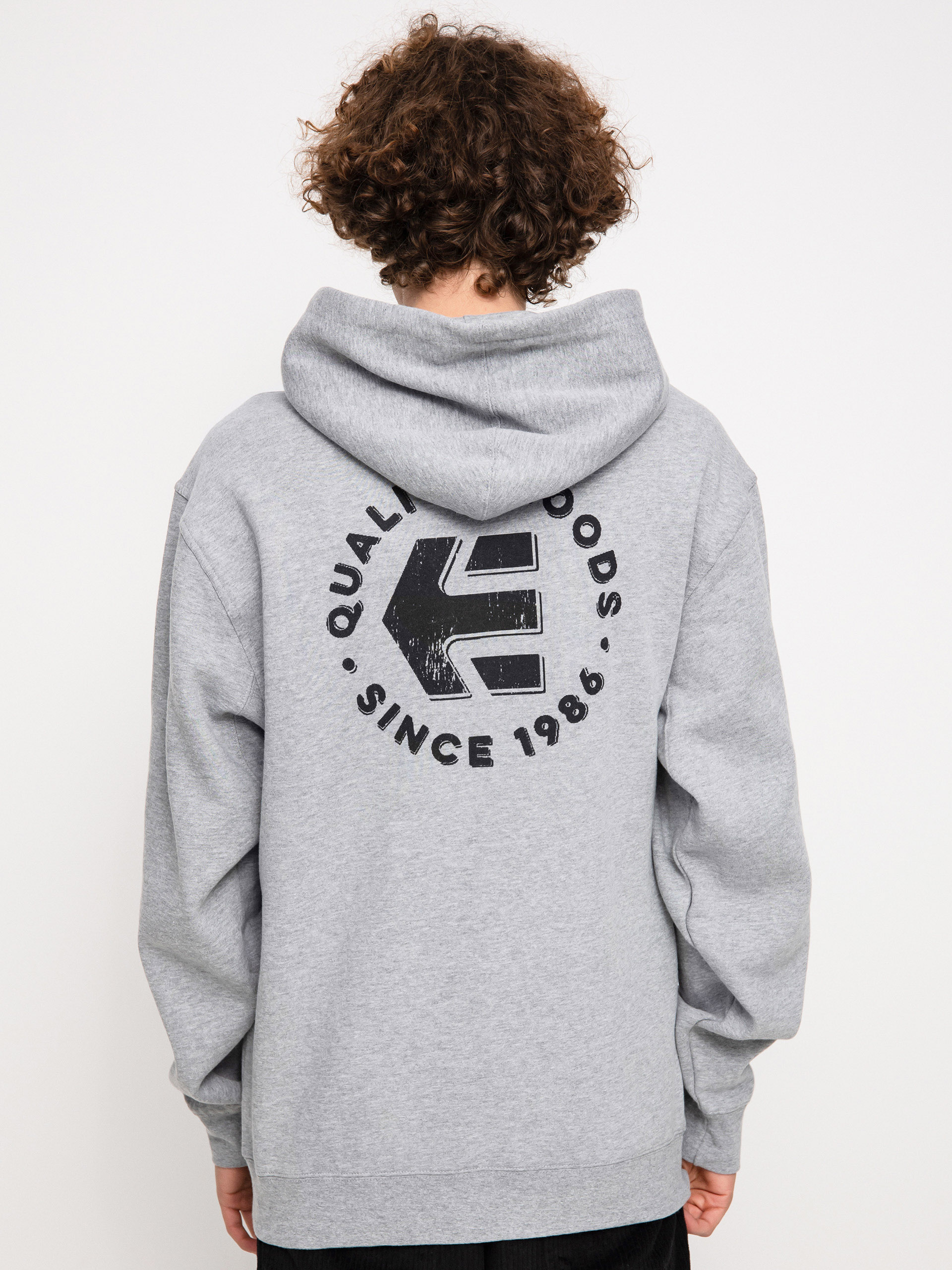 Bluza z kapturem Etnies Since 1986 Zip (grey/heather)