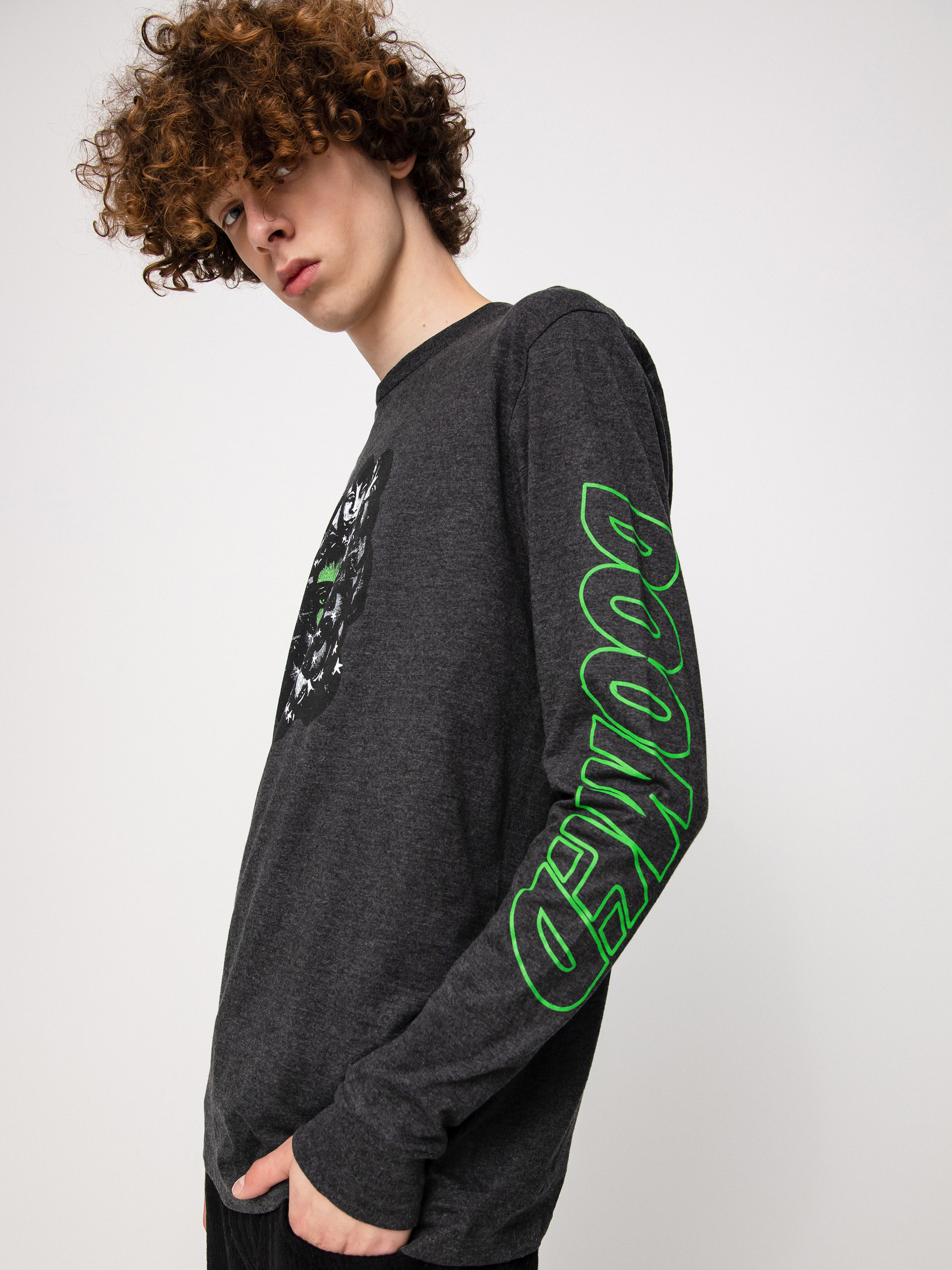 Longsleeve Etnies Doomed (charcoal/heather)