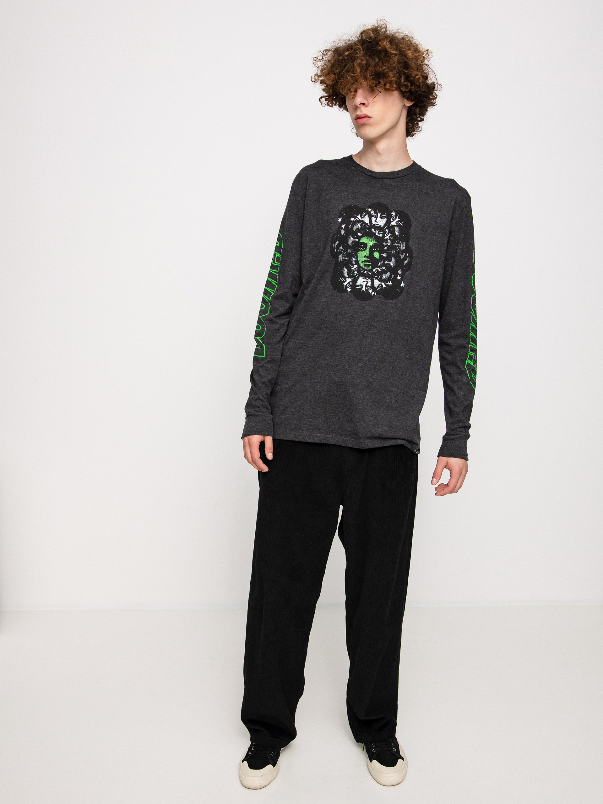 Longsleeve Etnies Doomed (charcoal/heather)