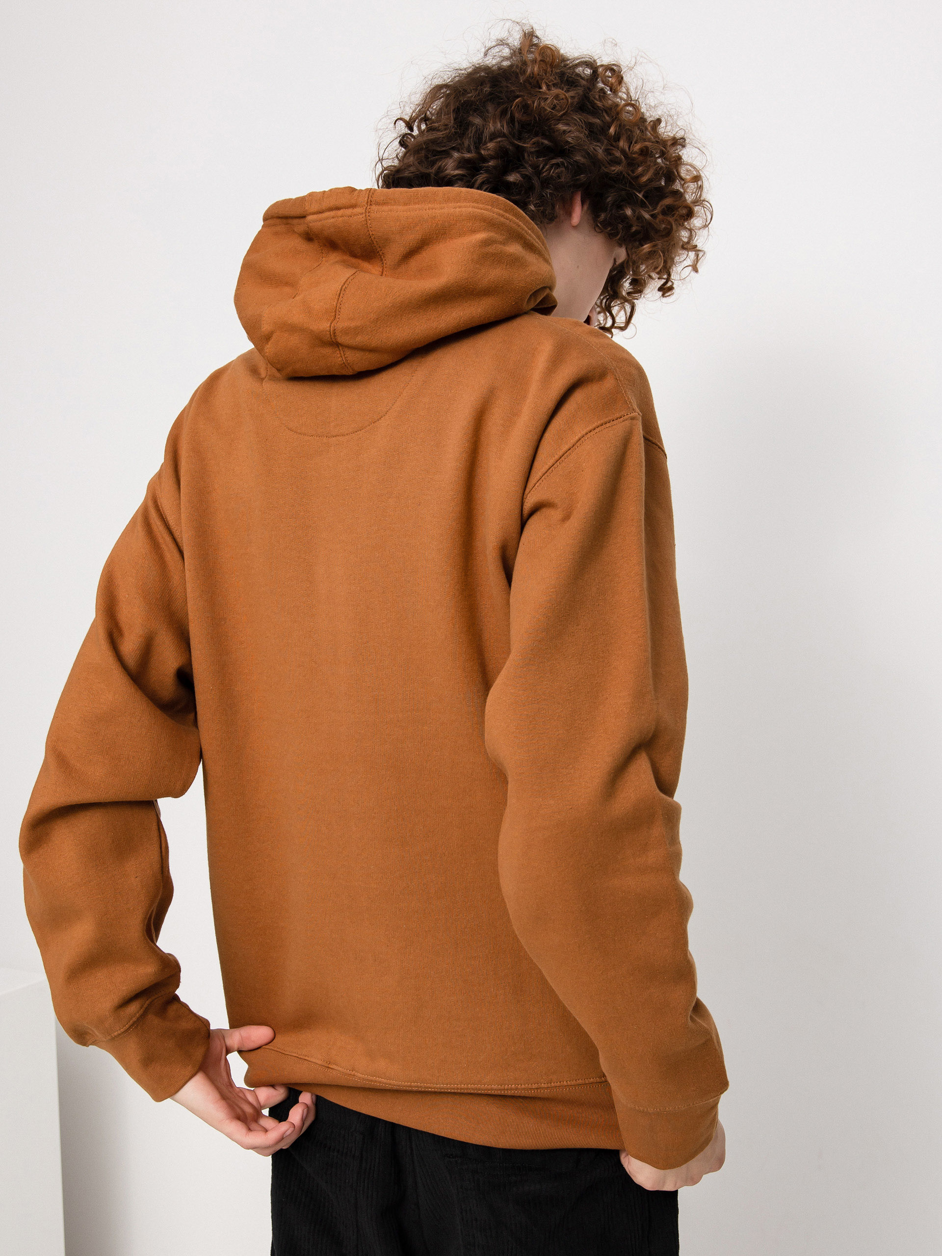 Bluza z kapturem eS Main Block HD (brown)