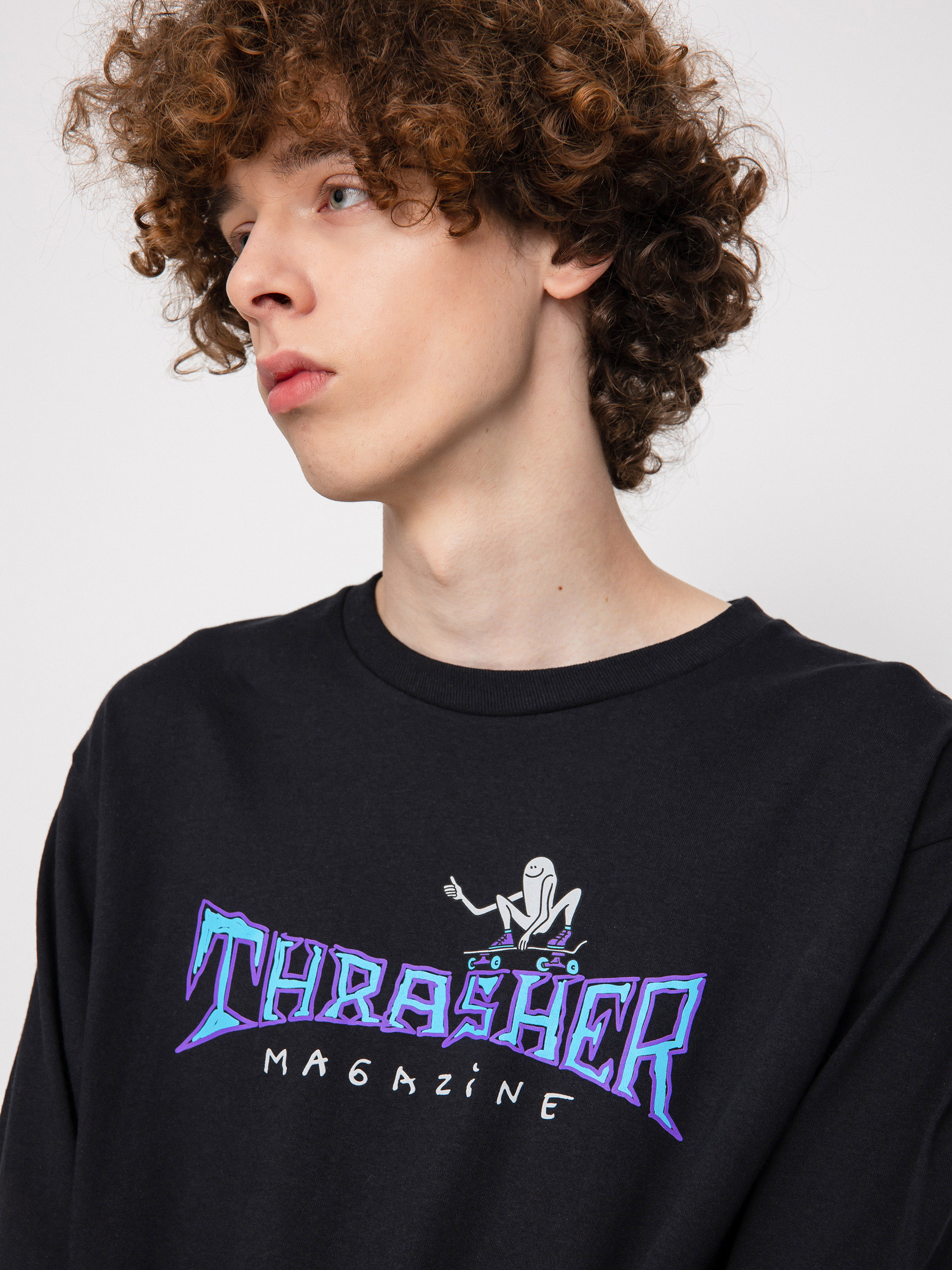 Longsleeve Thrasher Gonz Thumbs Up (black)