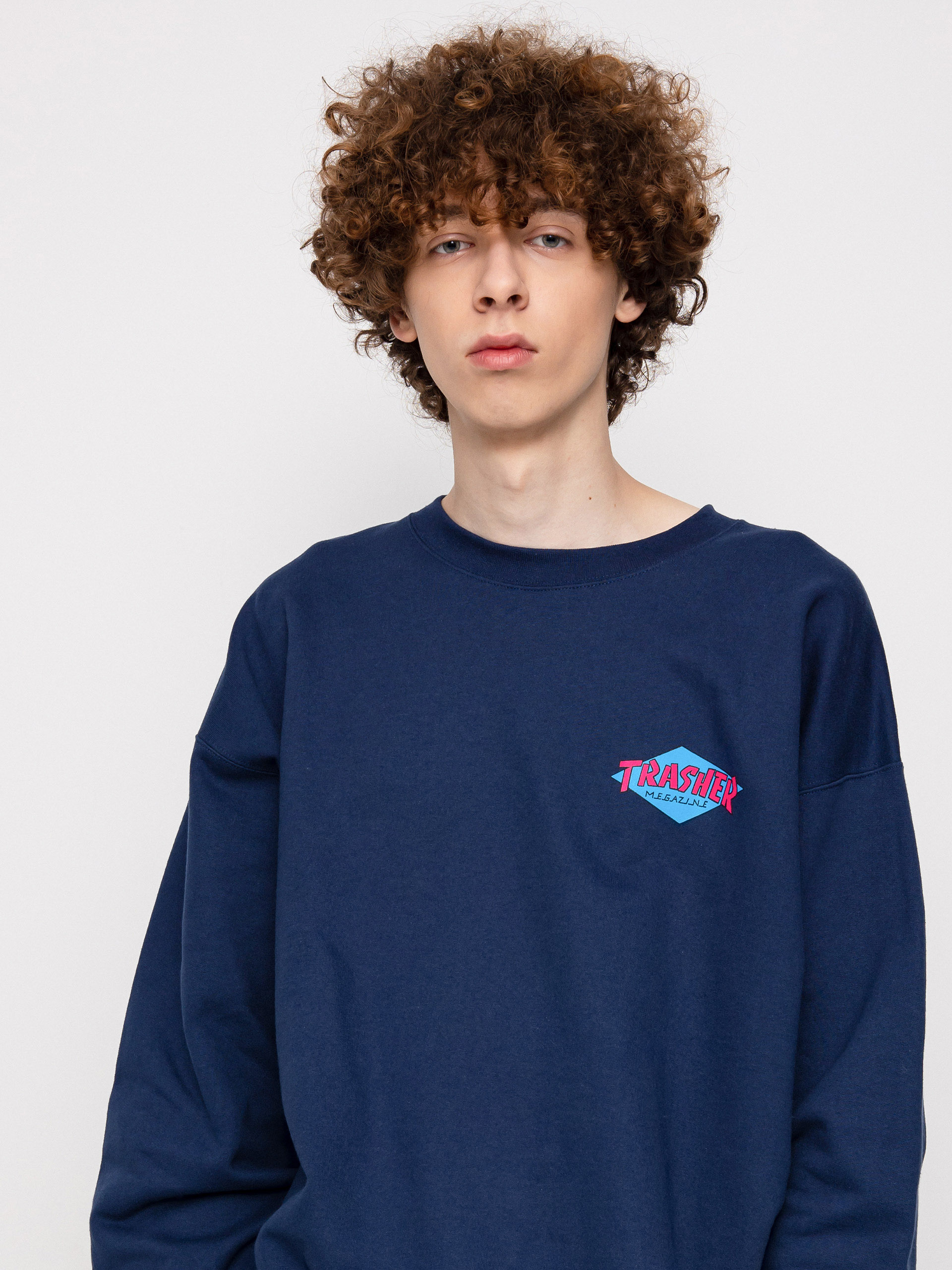 Bluza Thrasher Hurricane Crew (navy)