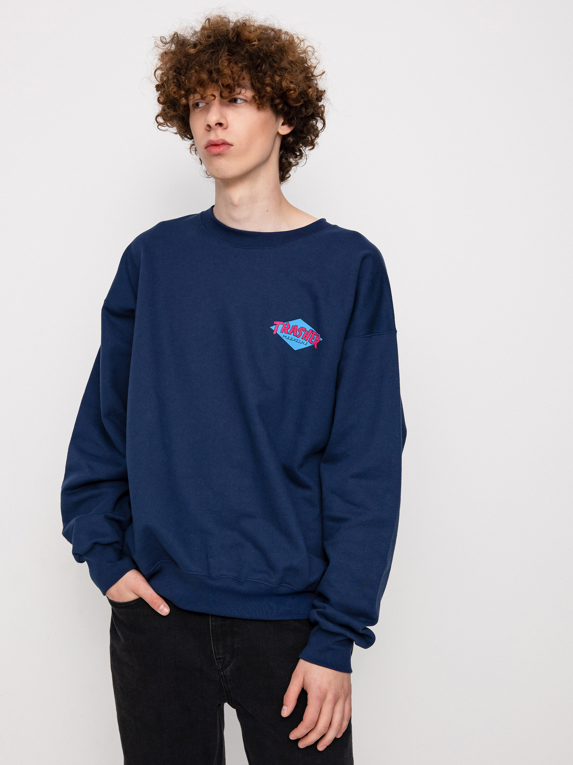 Bluza Thrasher Hurricane Crew (navy)