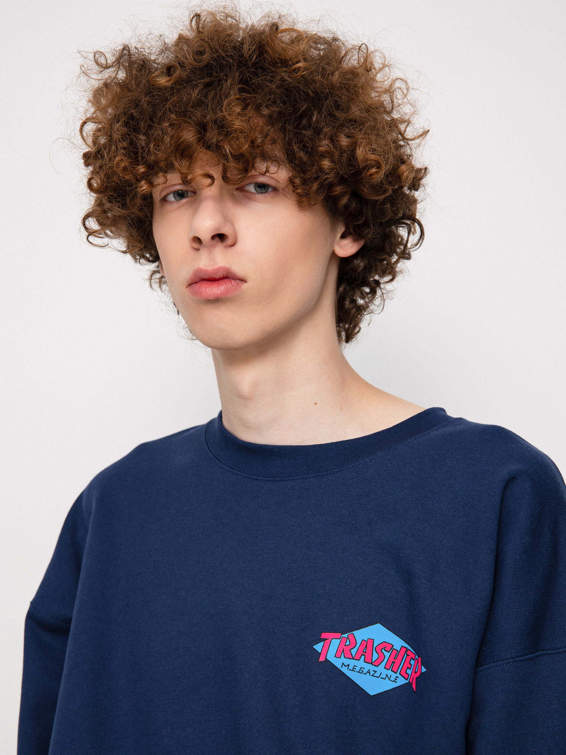 Bluza Thrasher Hurricane Crew (navy)