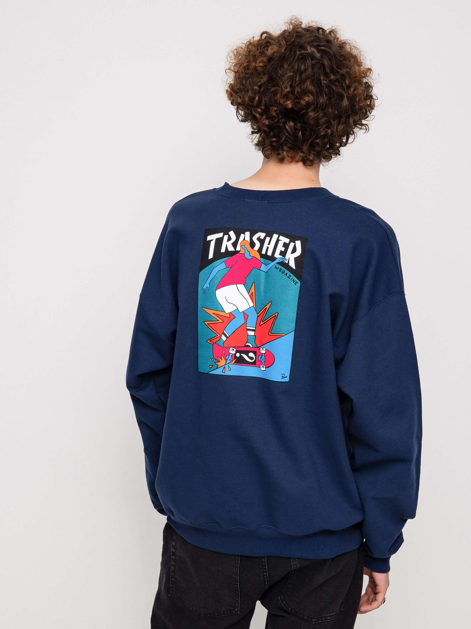 Bluza Thrasher Hurricane Crew (navy)