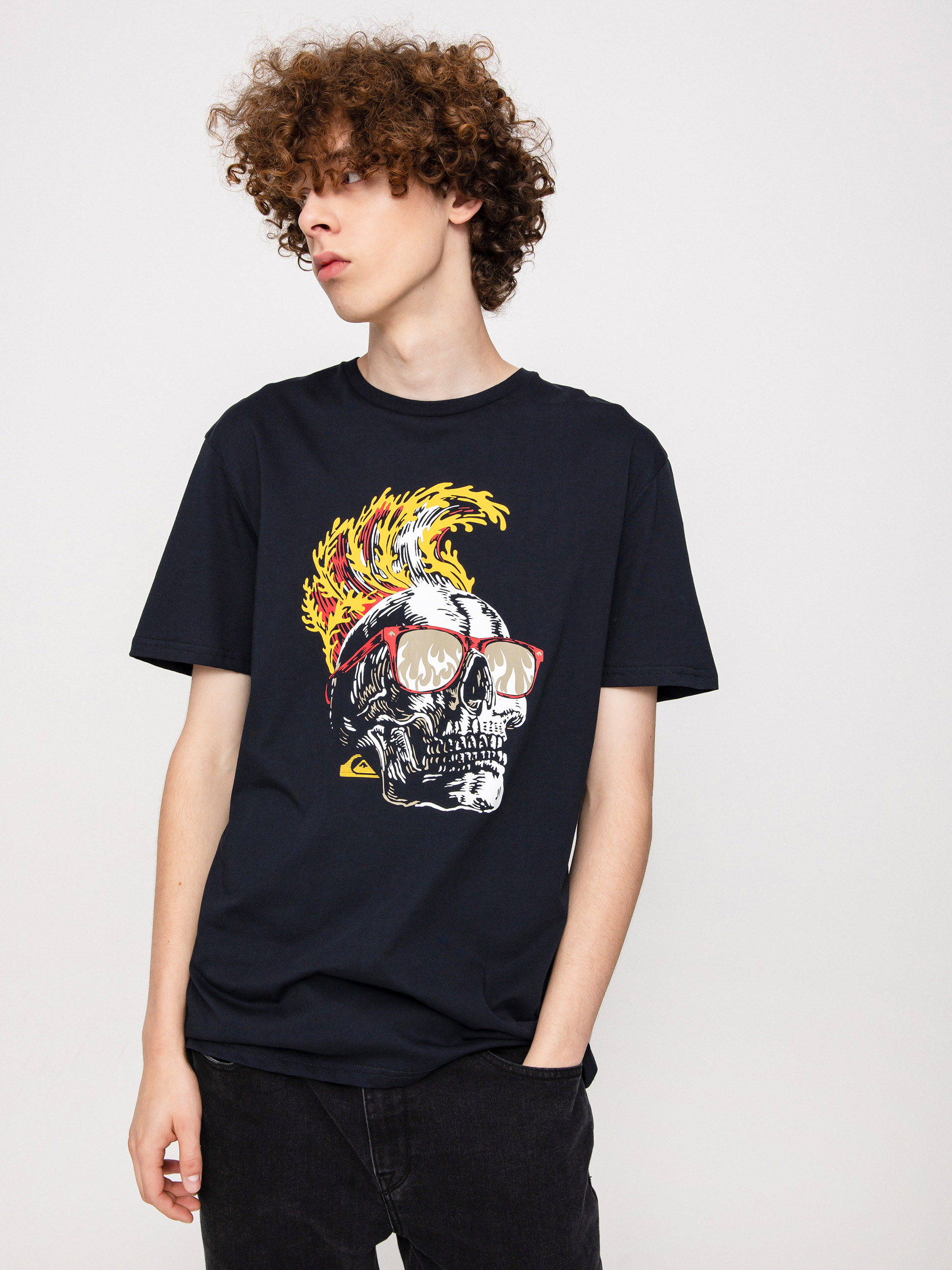 T-shirt Quiksilver Smoke Screen (black)