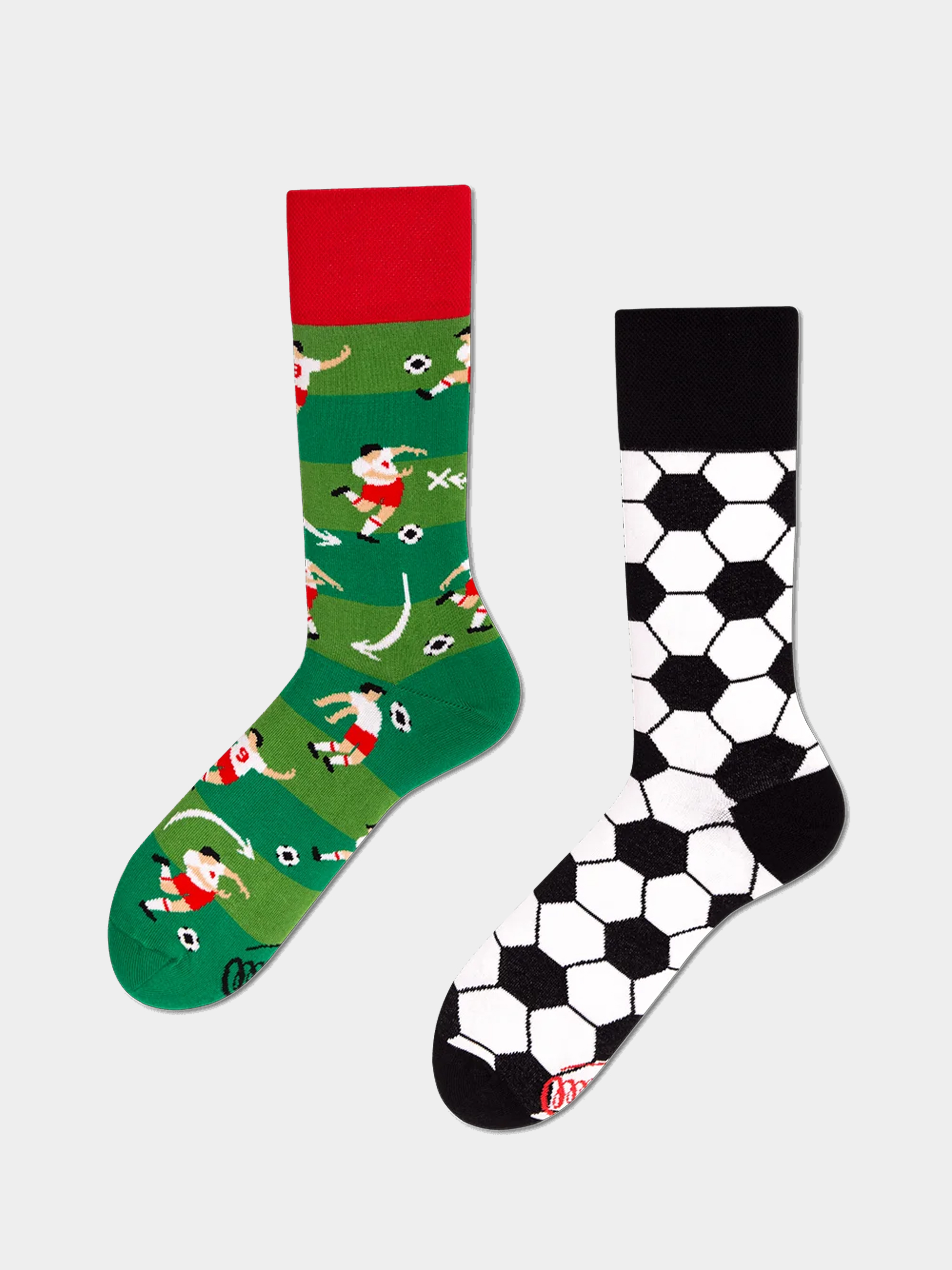 Skarpetki Many Mornings Football Fan (green/black/white)