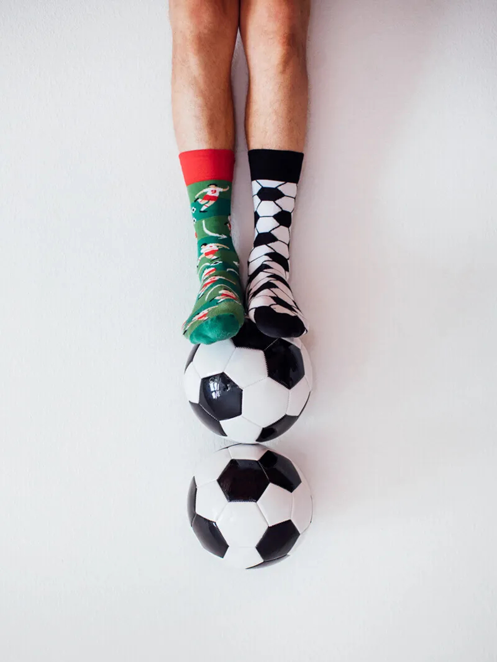 Skarpetki Many Mornings Football Fan (green/black/white)