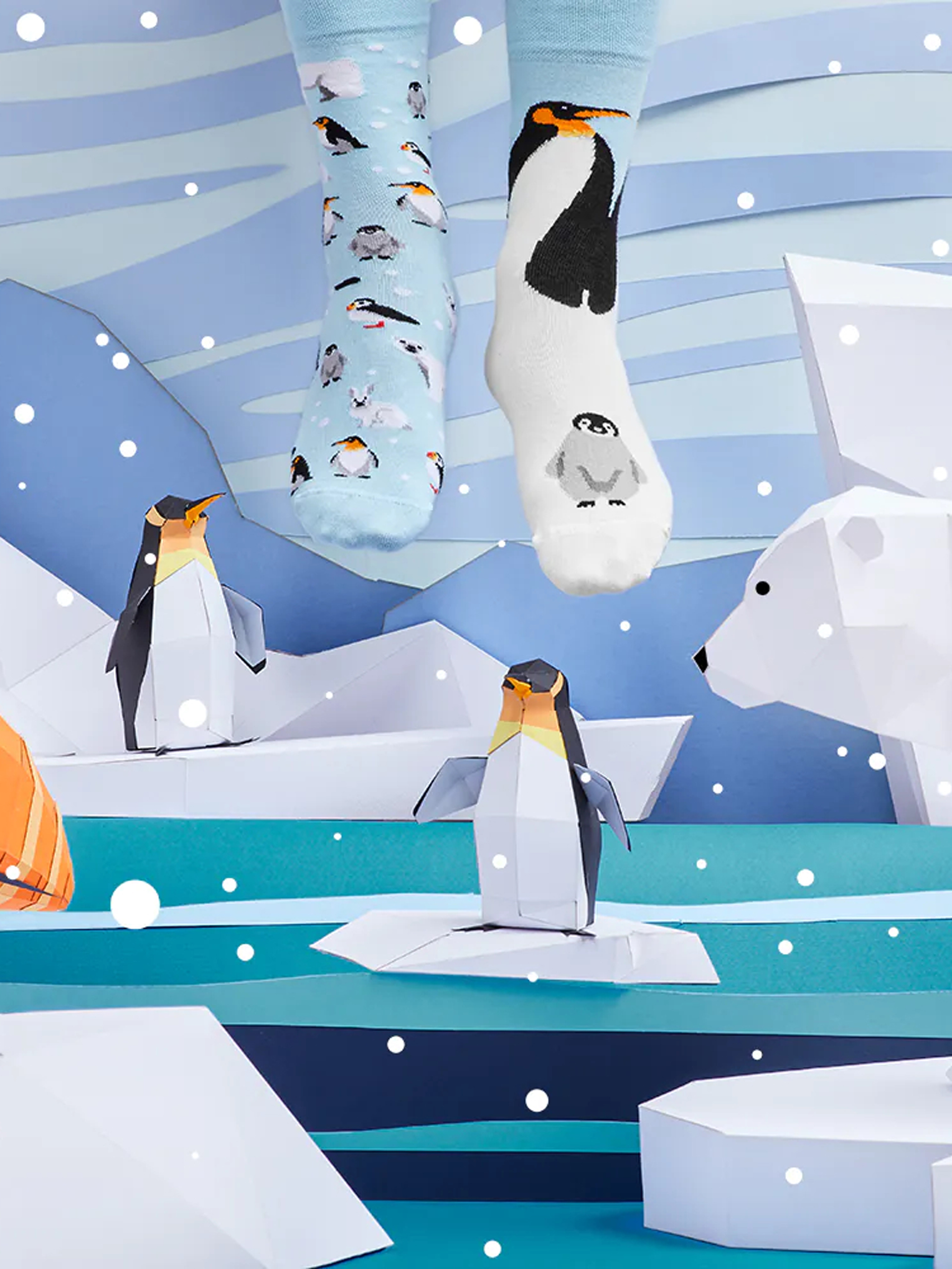 Skarpetki Many Mornings Frosty Friends (frosty/blue/white)