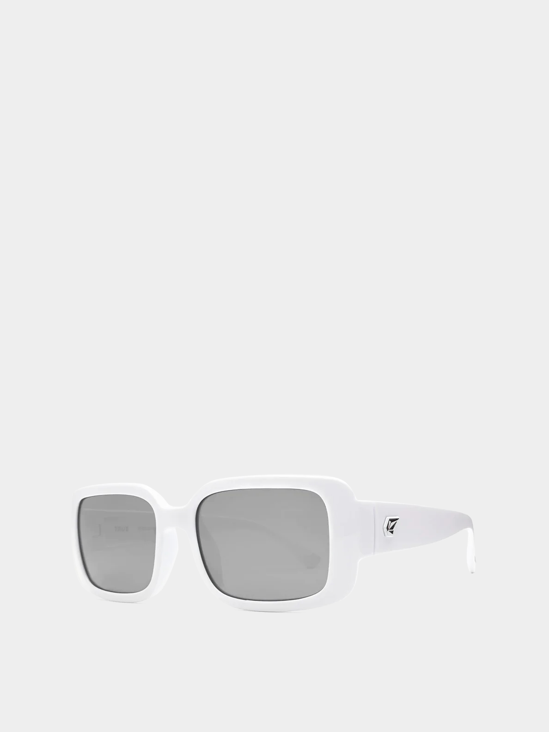 Okulary przeciwsłoneczne Volcom True (gloss white/gray silver flash)