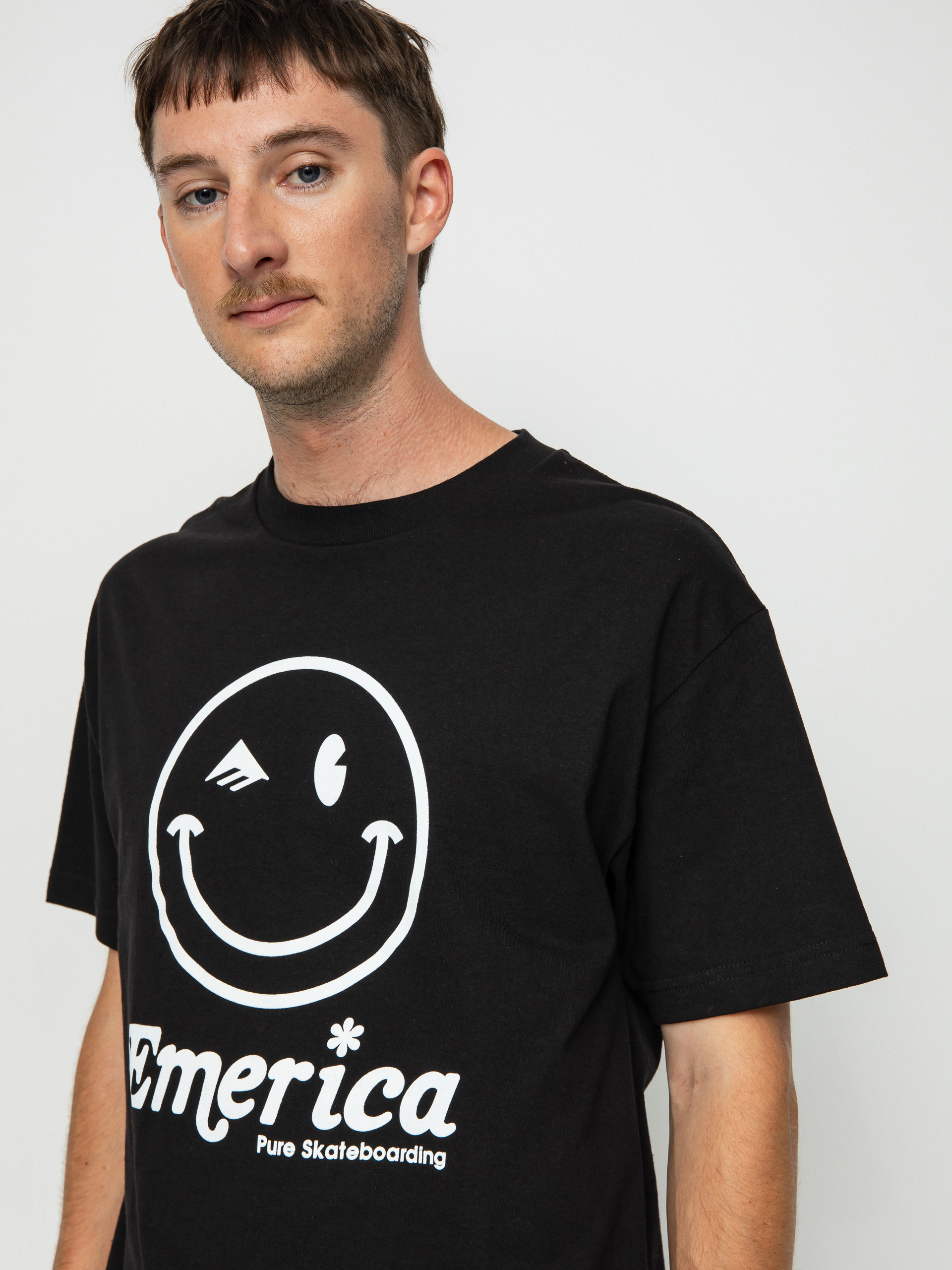 T-shirt Emerica Happy Face (black)