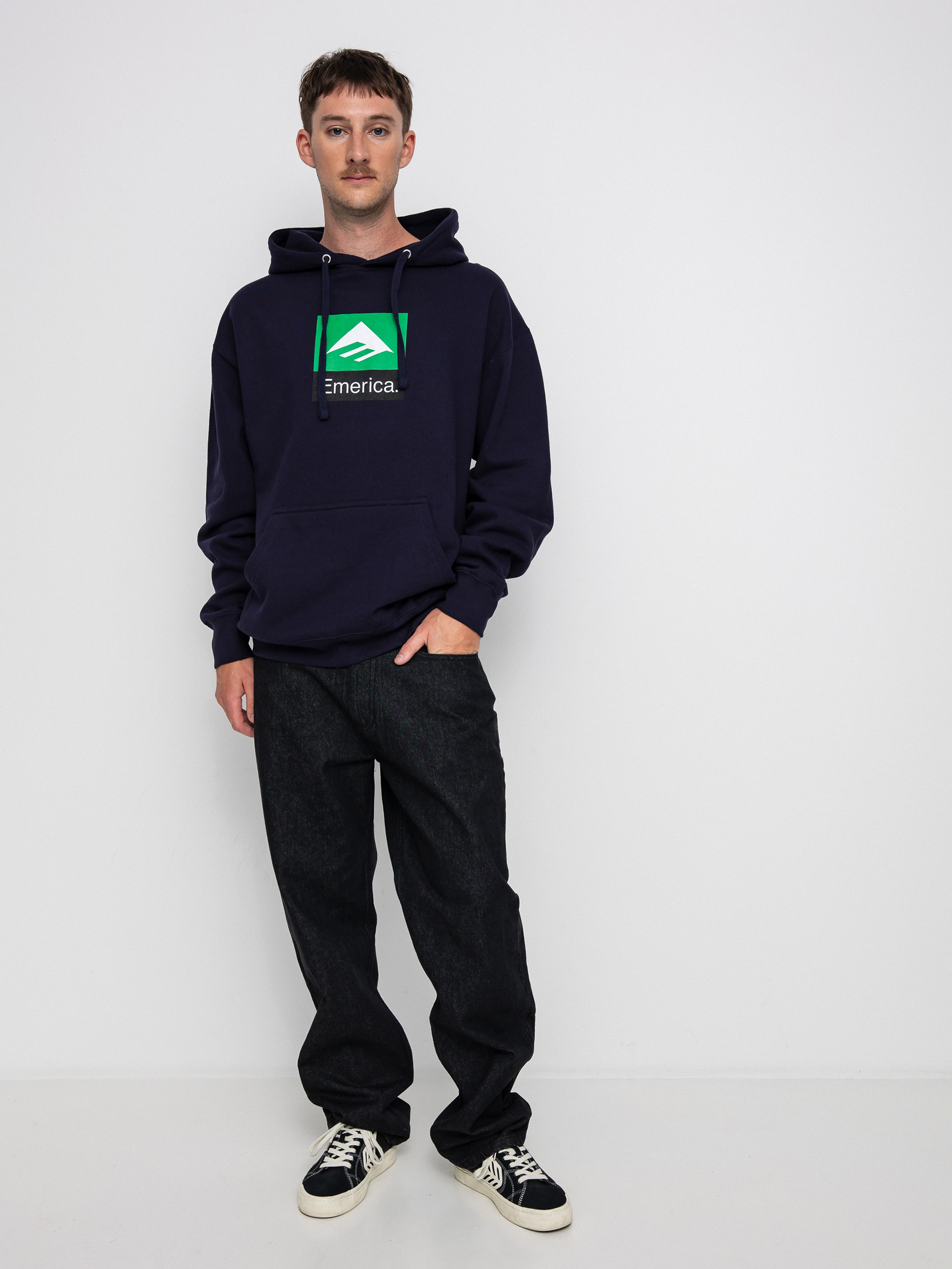 Bluza z kapturem Emerica Classic Combo HD (dark blue)