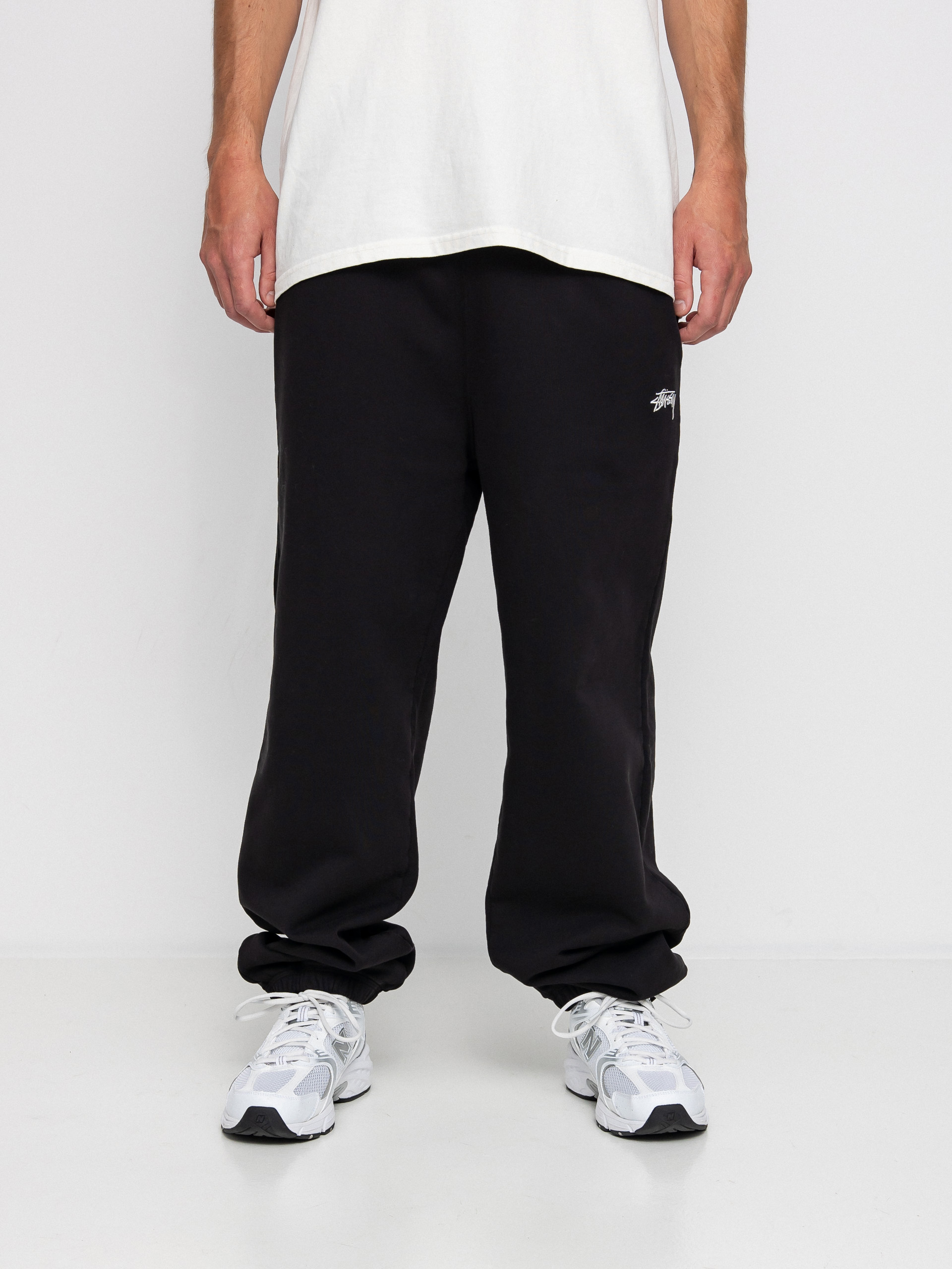 Spodnie Stussy Stock Logo (black 22)