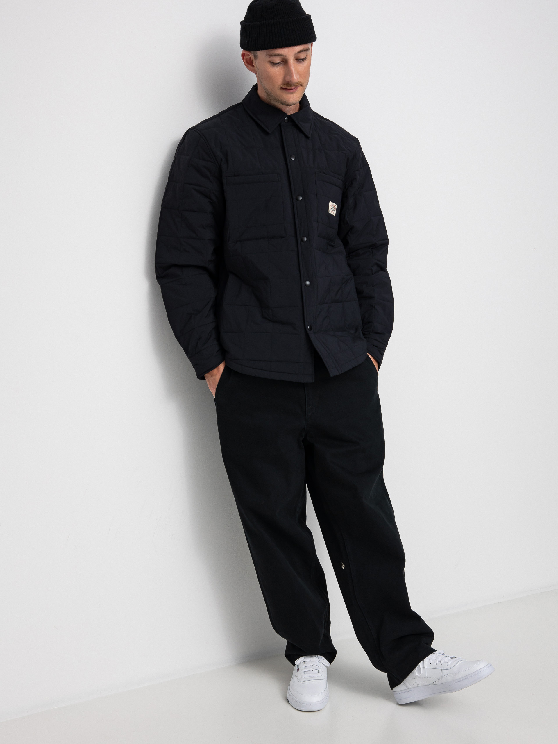 Koszula Stussy Quilted Fatigue (black)