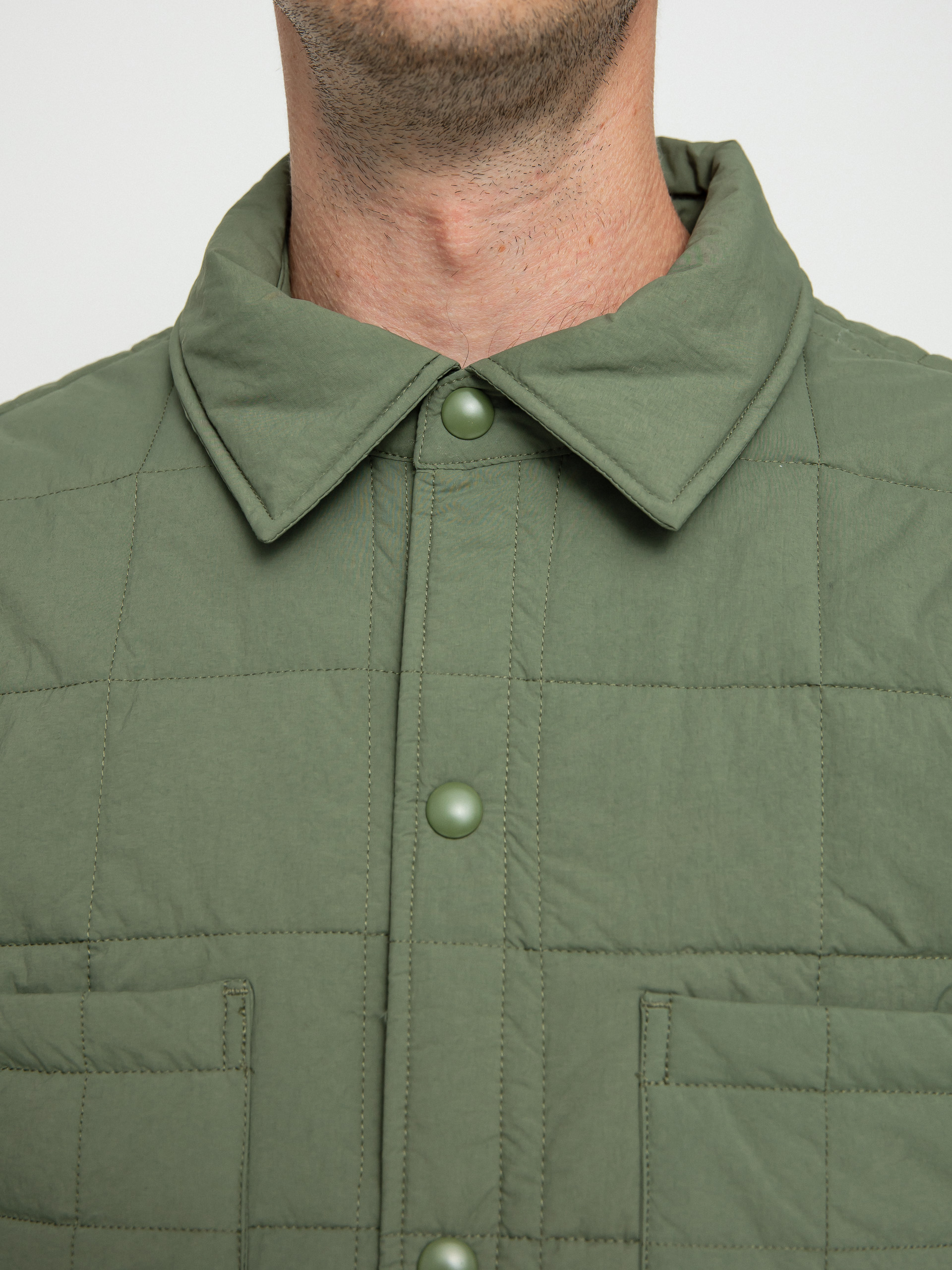 Koszula Stussy Quilted Fatigue (green)