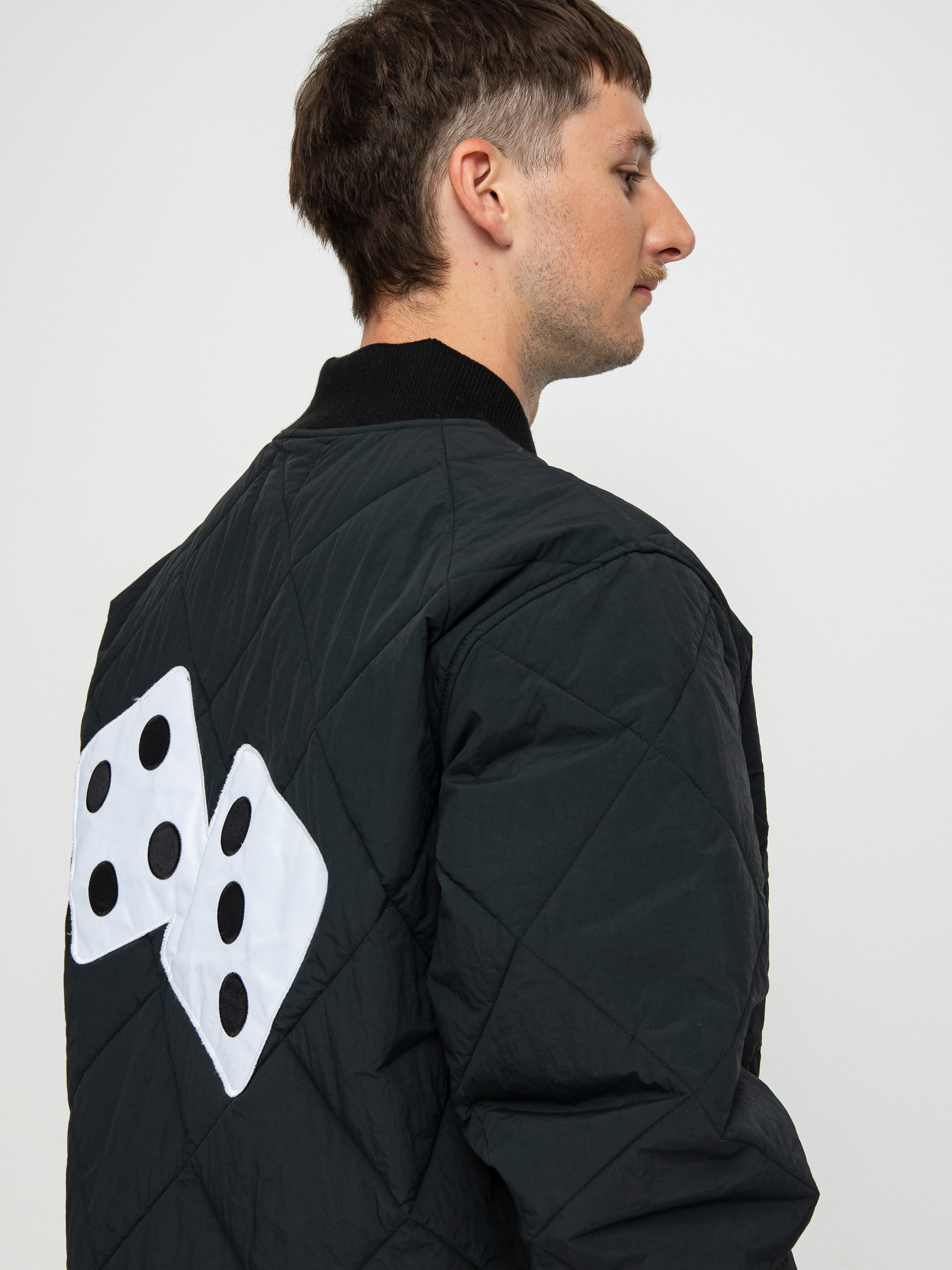 Kurtka Stussy Dice Quilted Liner (black)