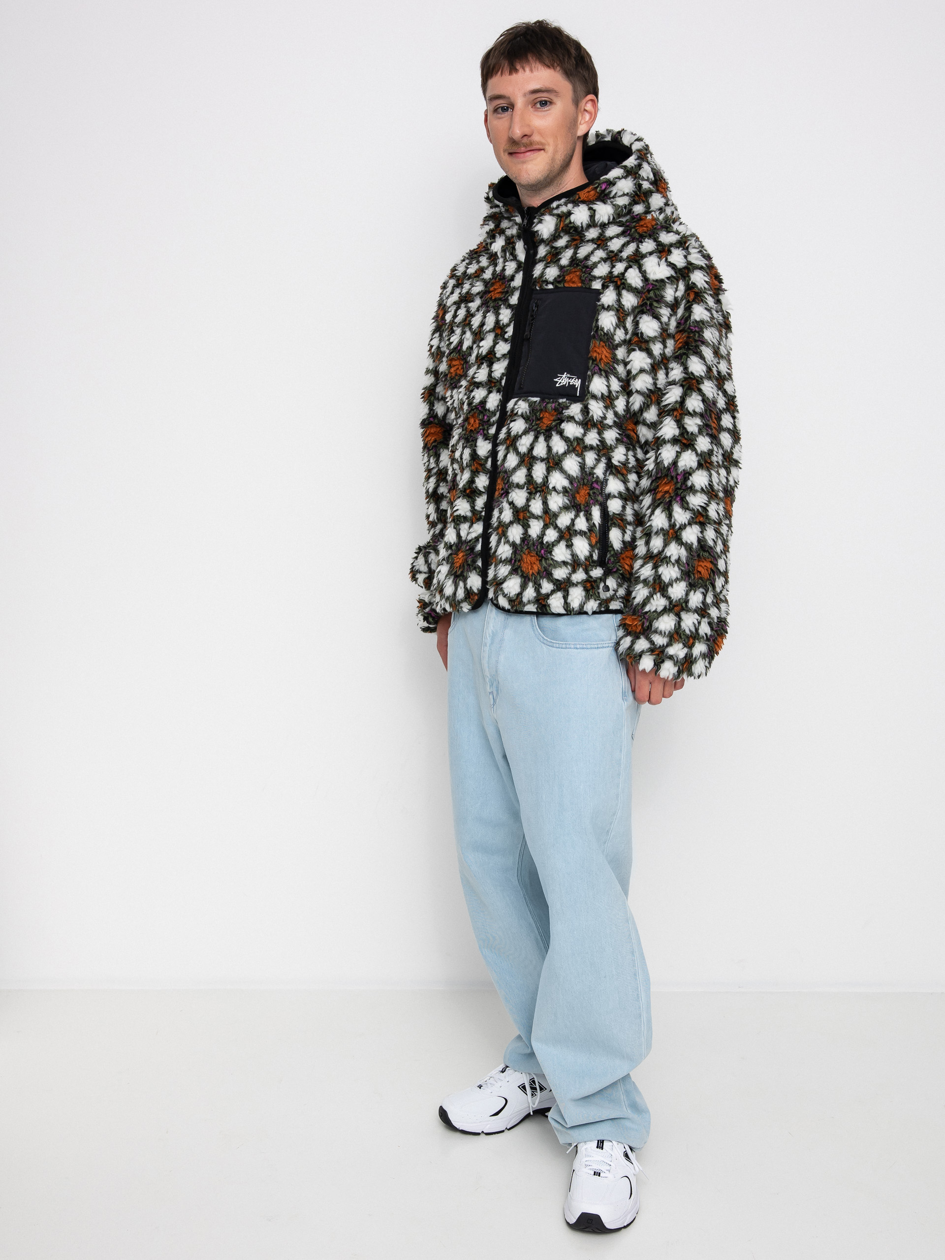 Kurtka Stussy Pattern Sherpa (natural)