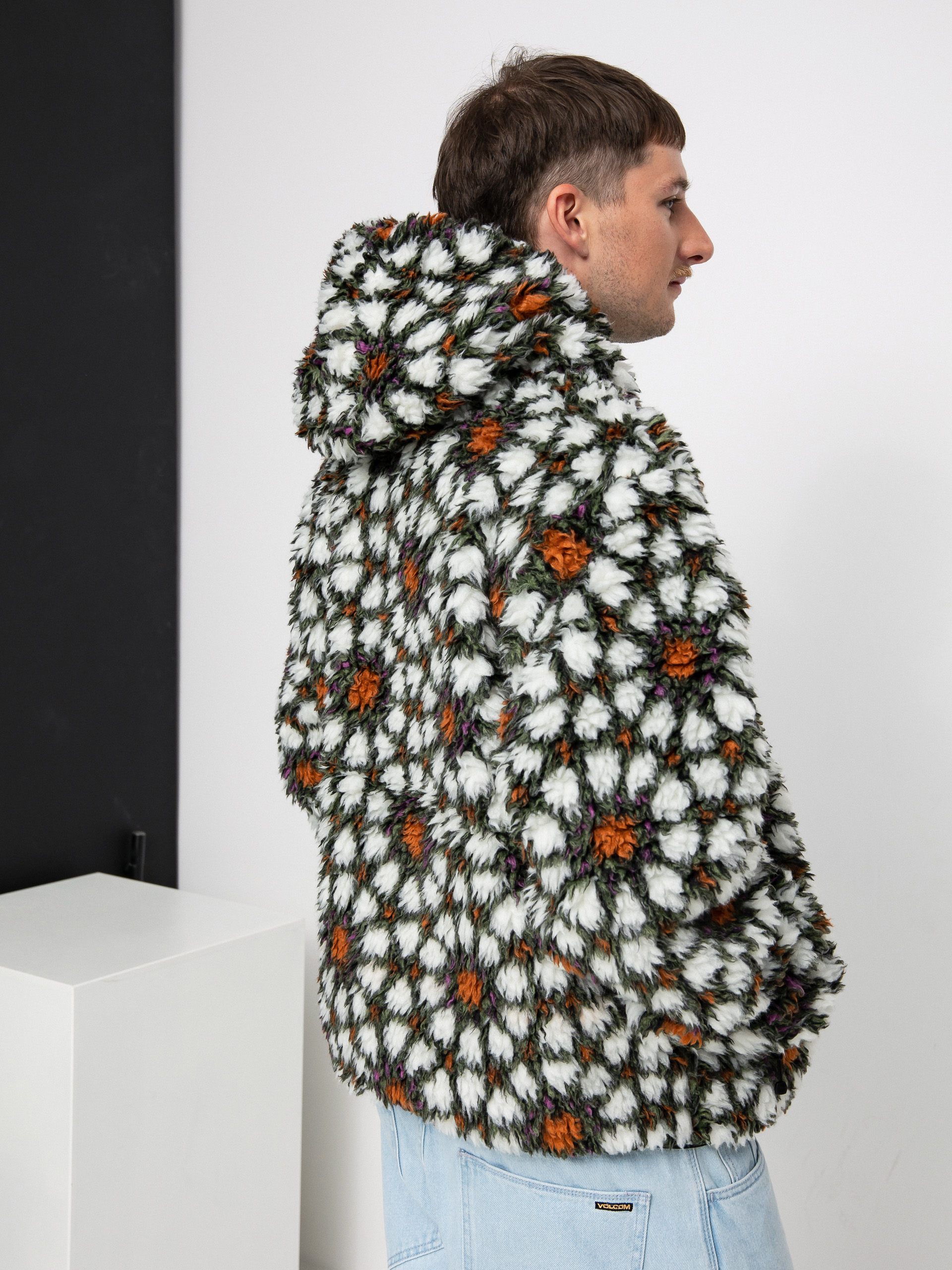 Kurtka Stussy Pattern Sherpa (natural)