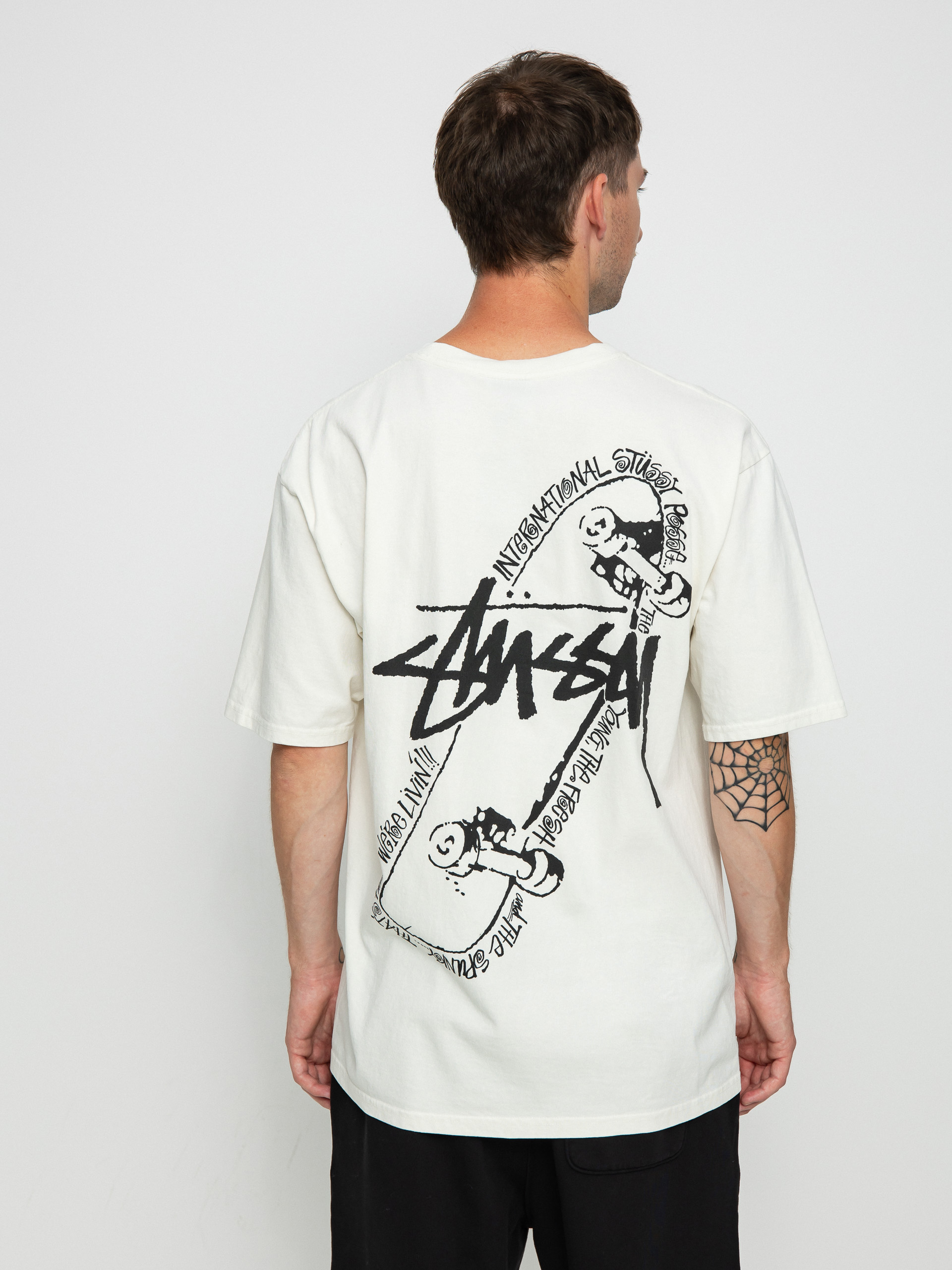★【STUSSY】★Skate Posse Pigment Dyed T-Shir.t Natural★ T-shirt Stussy Skate Posse Pig. Dyed (natural)