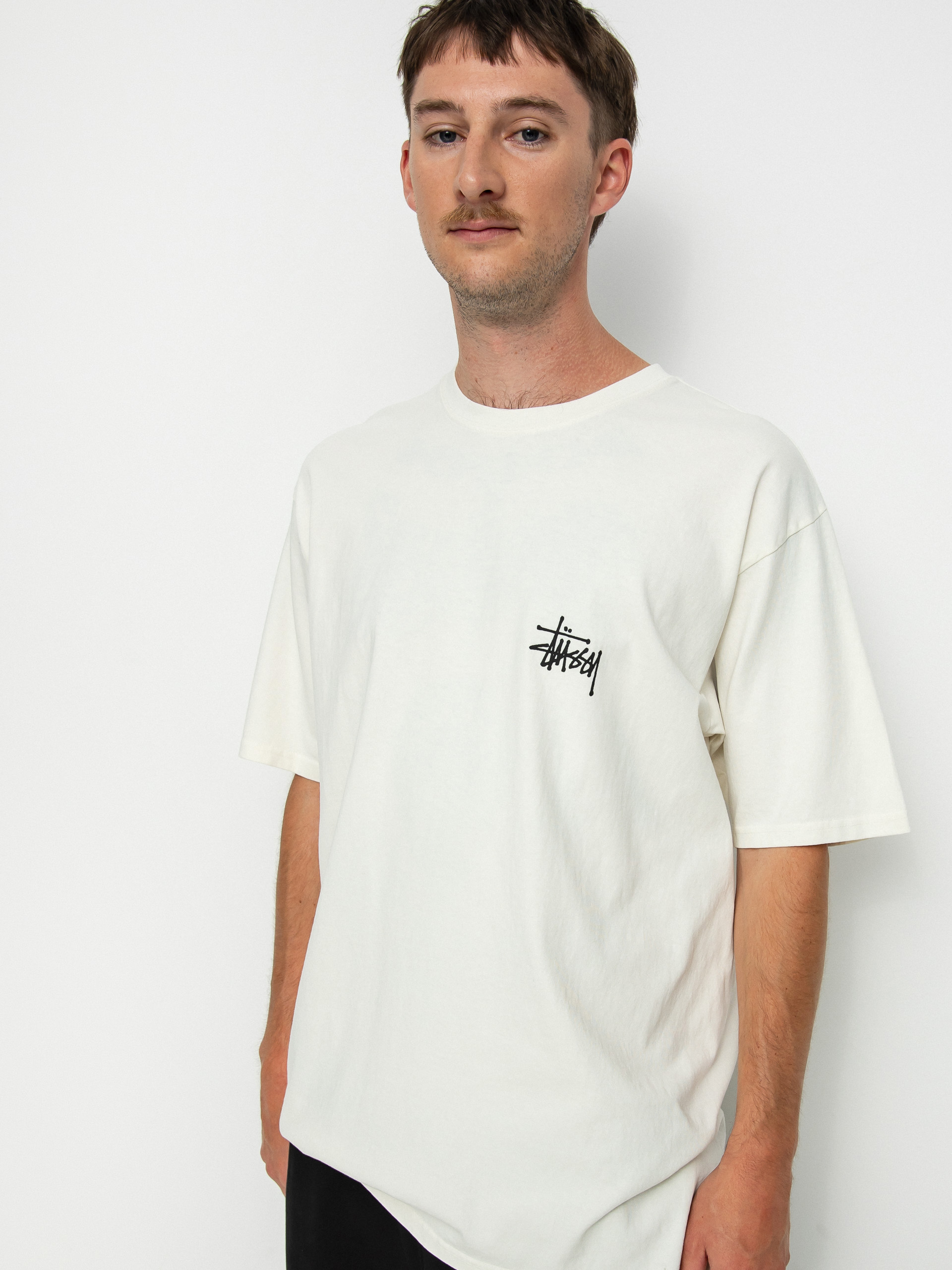 T-shirt Stussy Basic Stussy Pig. Dyed (natural)