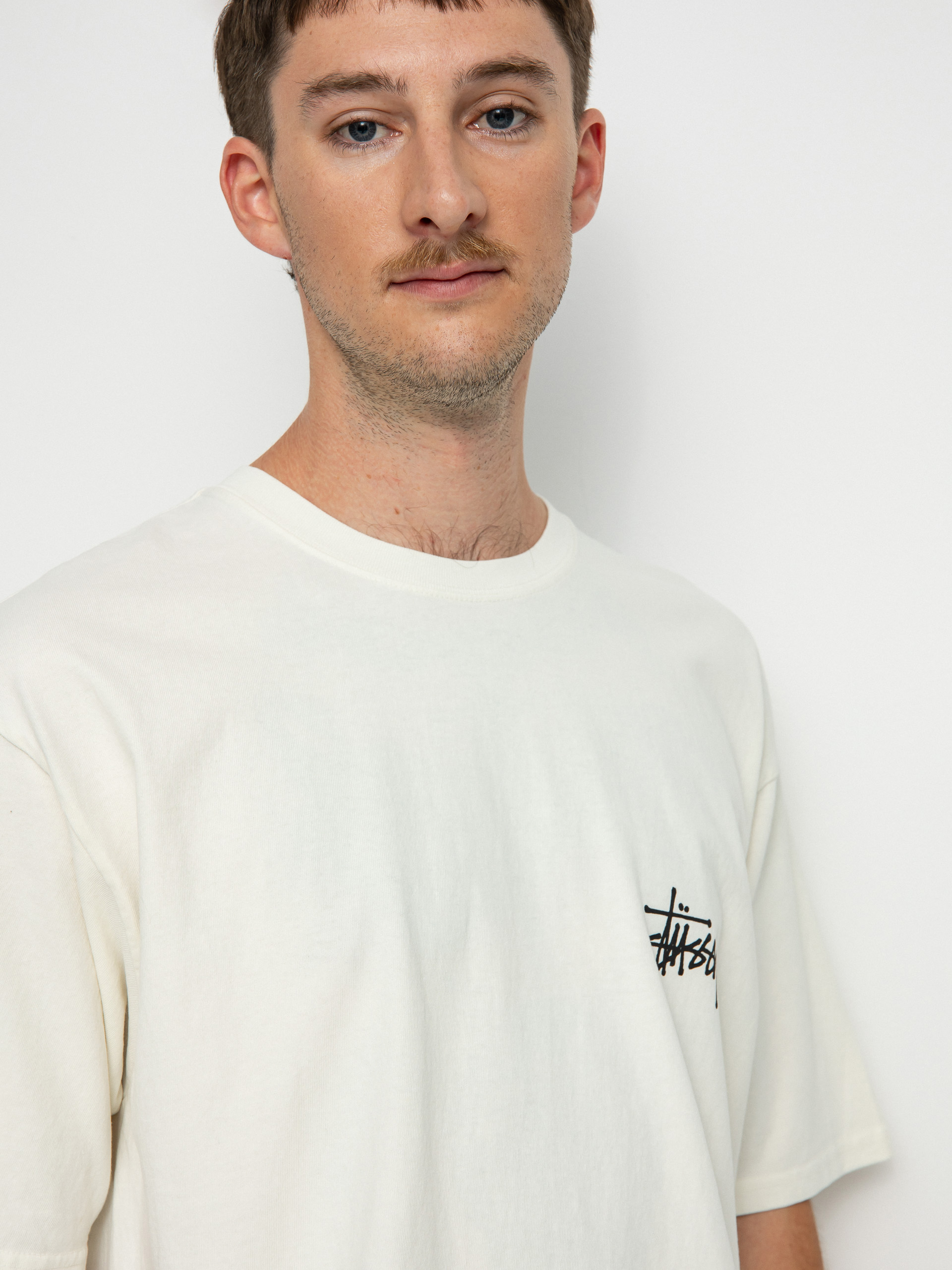 T-shirt Stussy Basic Stussy Pig. Dyed (natural)