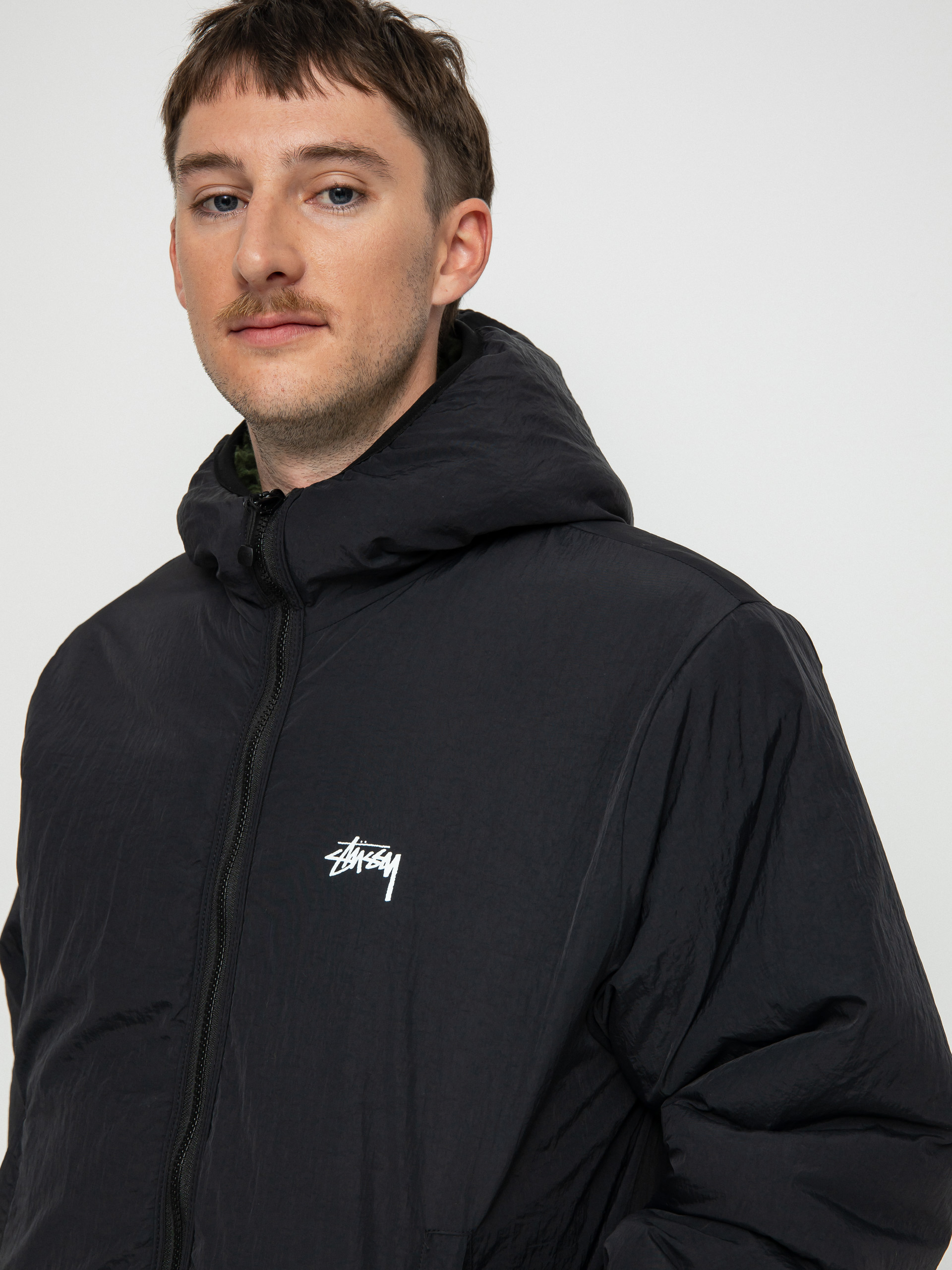 Kurtka Stussy Sherpa (olive)