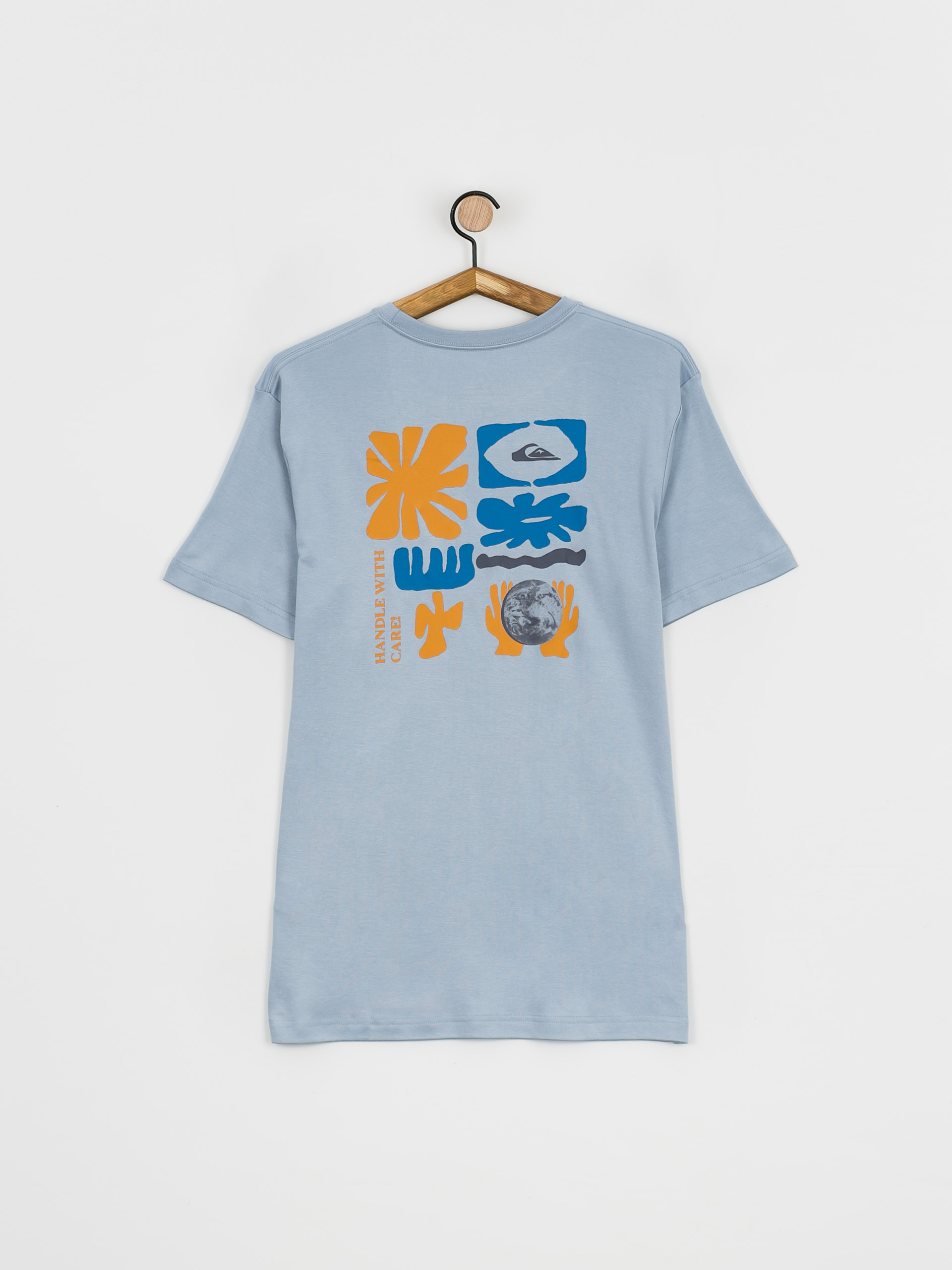 T-shirt Quiksilver Handled With Care (ashley blue)