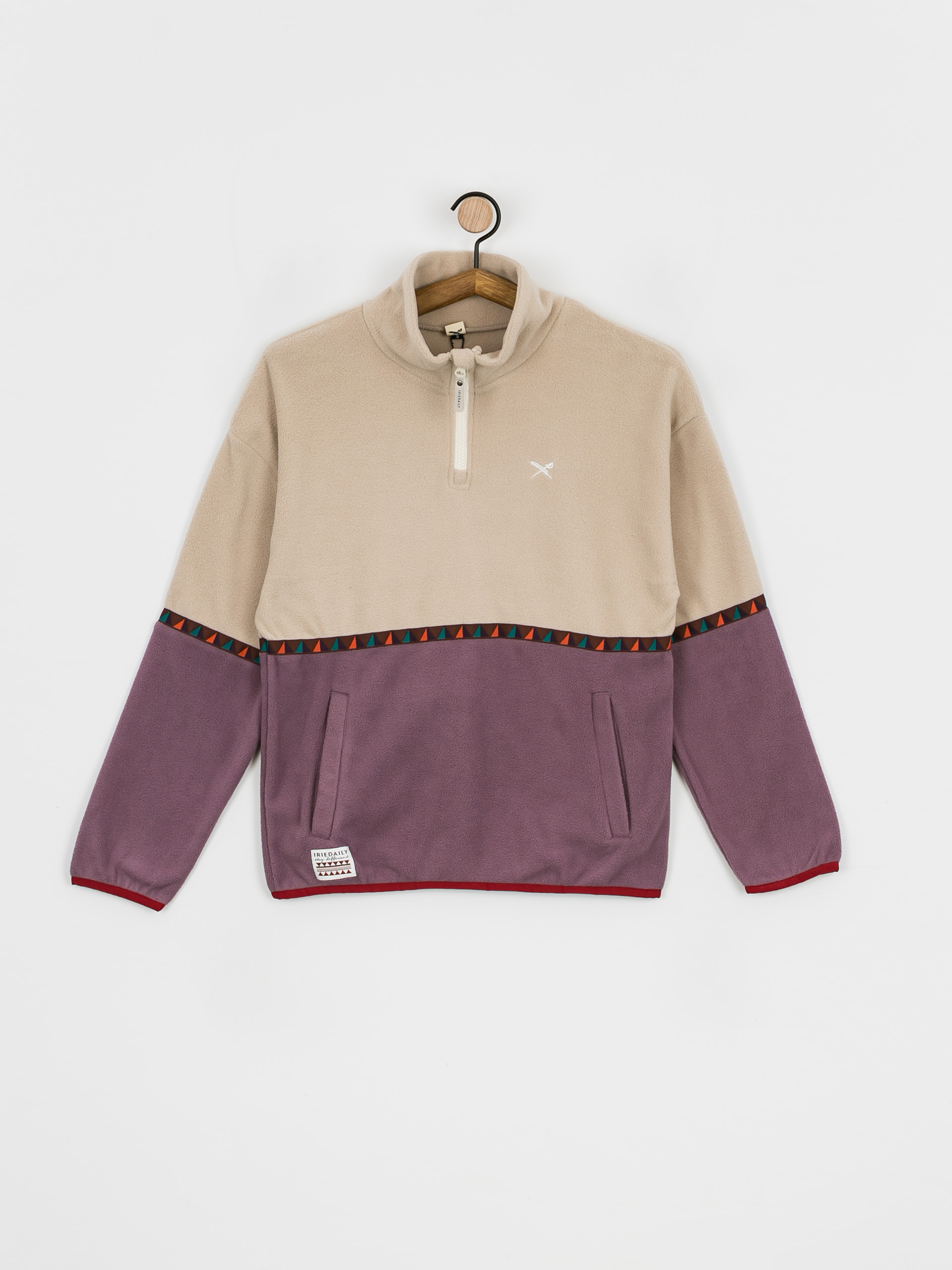 Damski Polar Iriedaily Holina Fleece Troyer (beige)