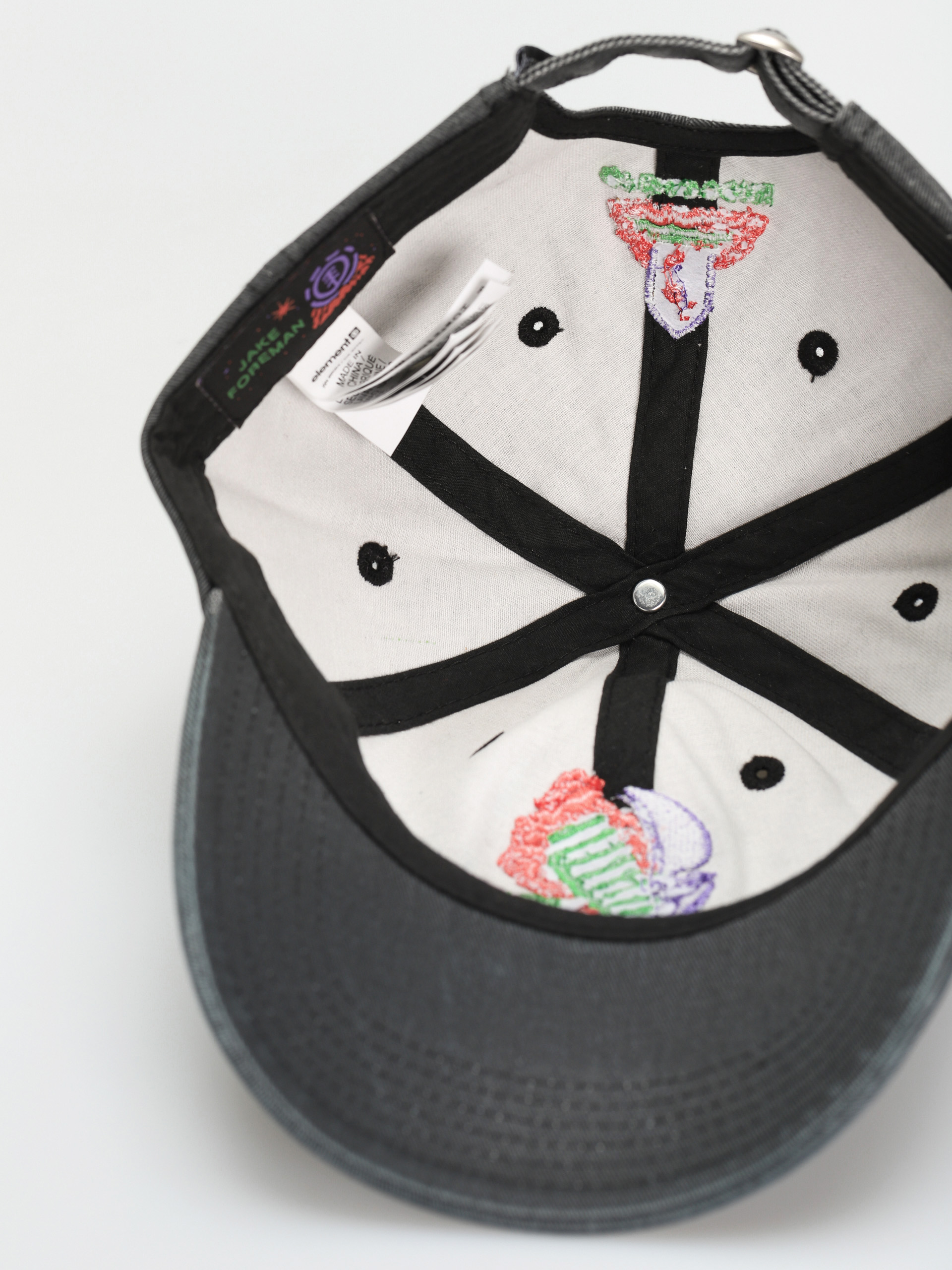 Czapka z daszkiem Element Fluky Jake (black rinse)