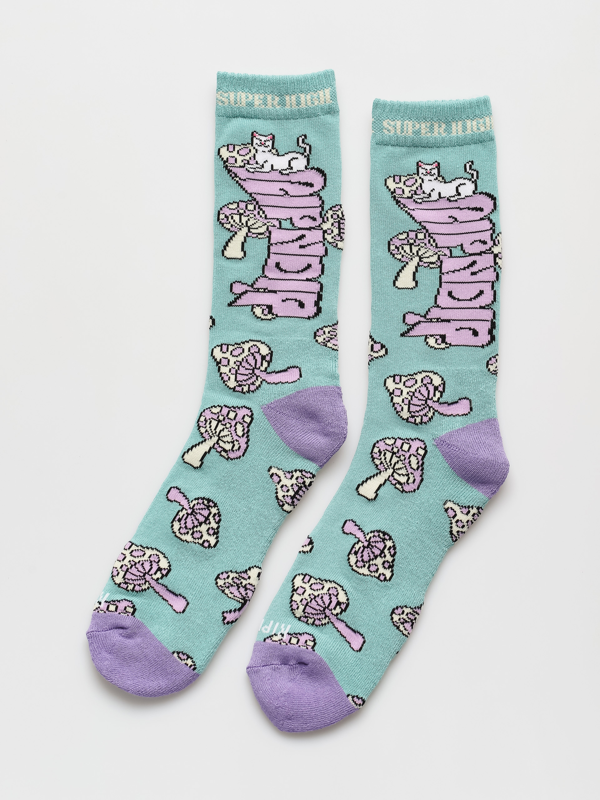 Skarpetki RipNDip Super Psychedelic (sage/lavender)