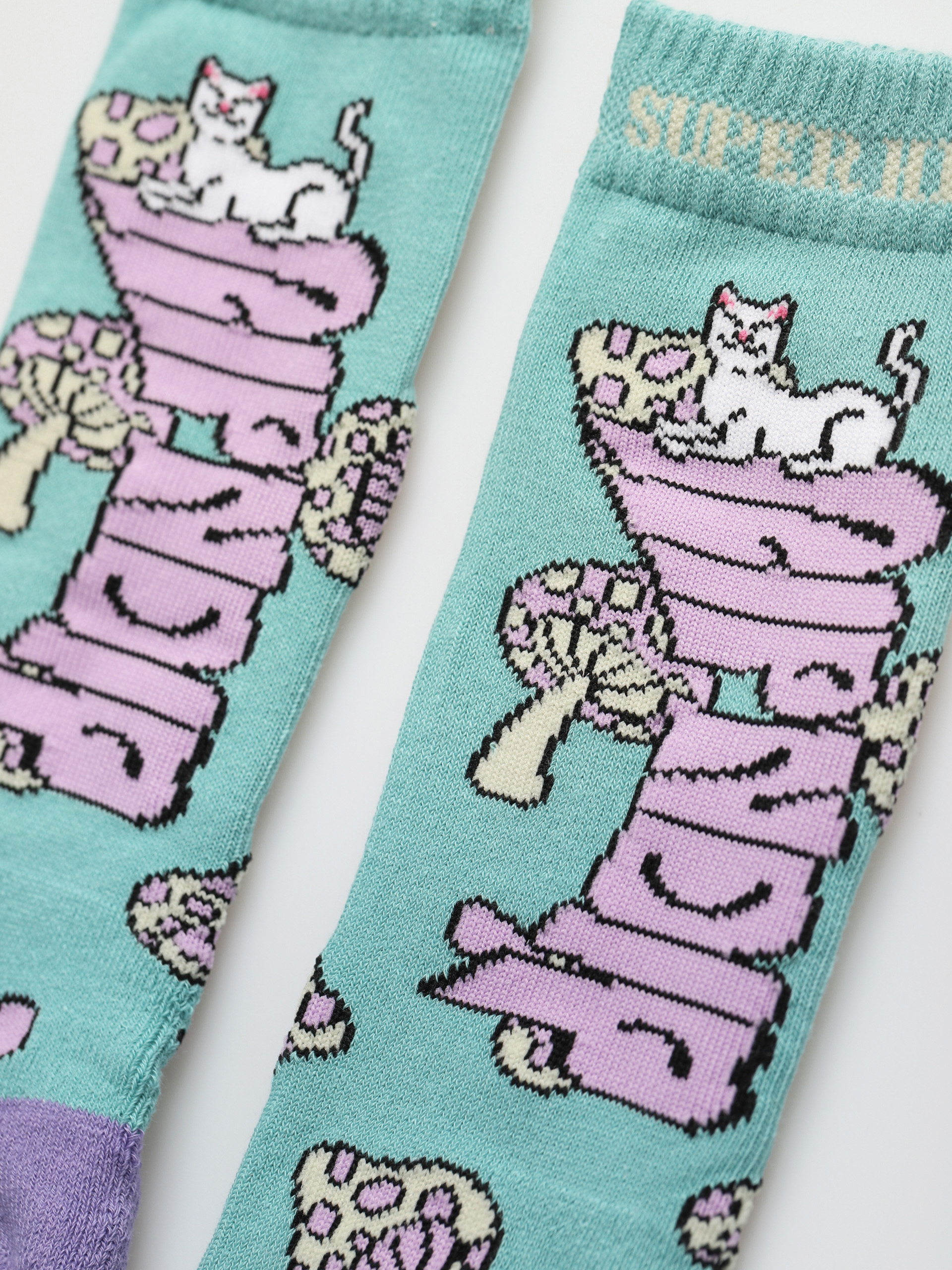 Skarpetki RipNDip Super Psychedelic (sage/lavender)