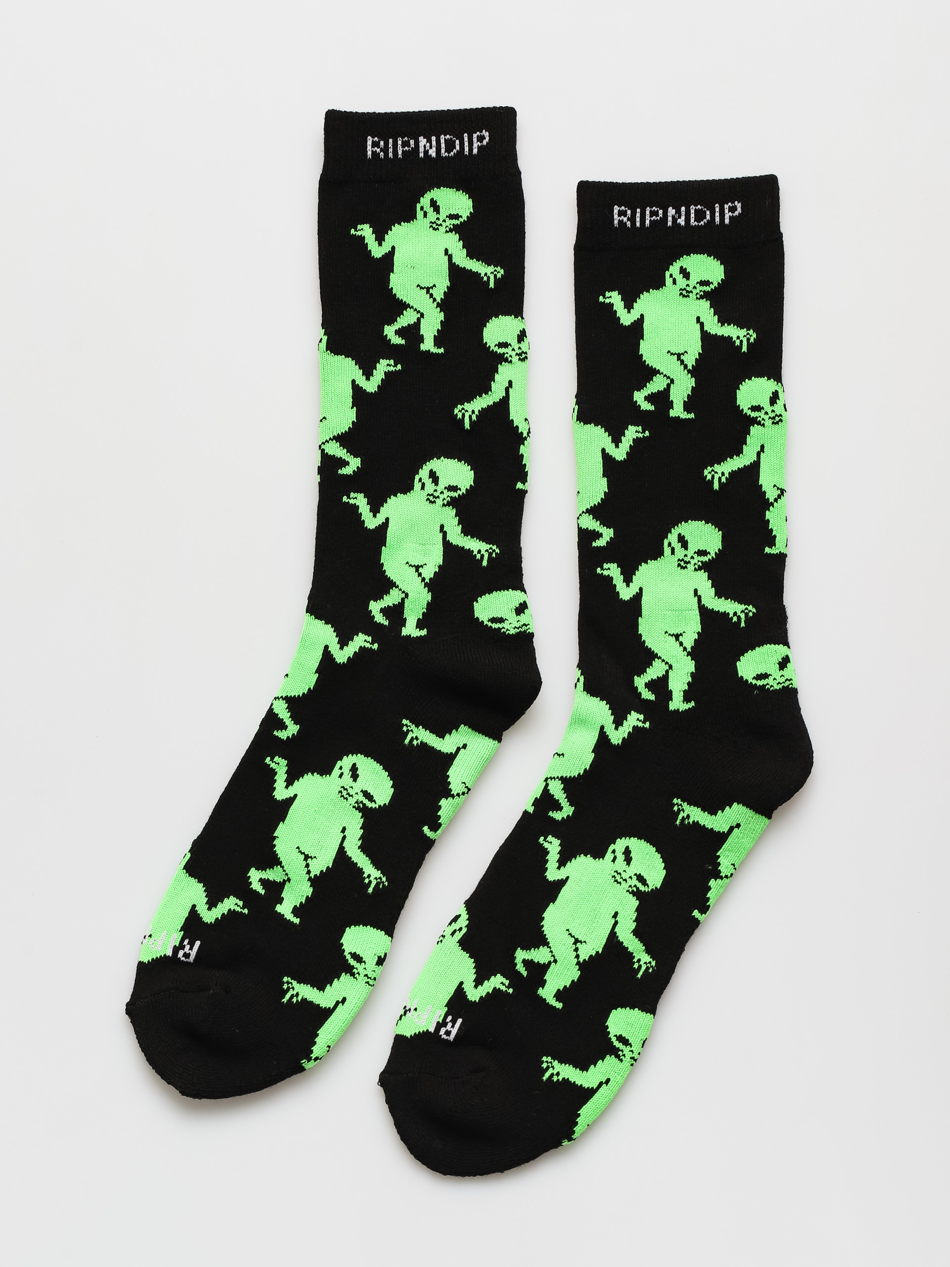 Skarpetki RipNDip Alien Dance Party (black)