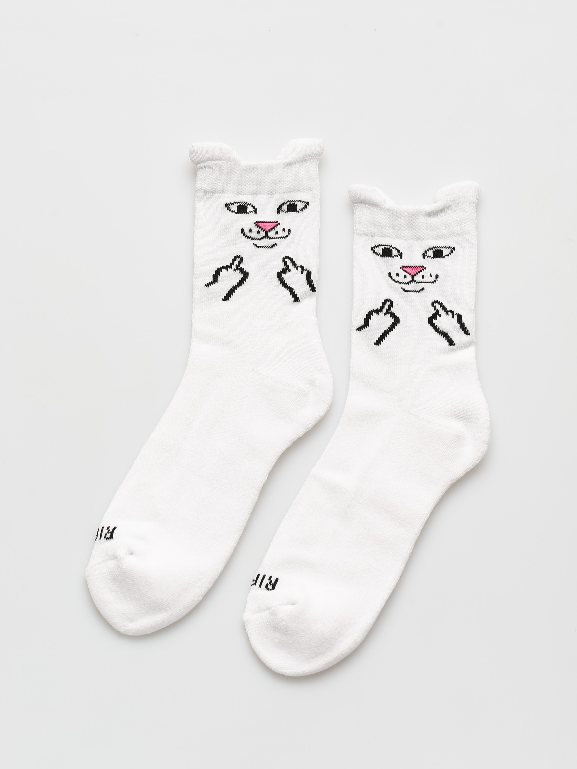 Skarpetki RipNDip Nerm Face Mid (white)