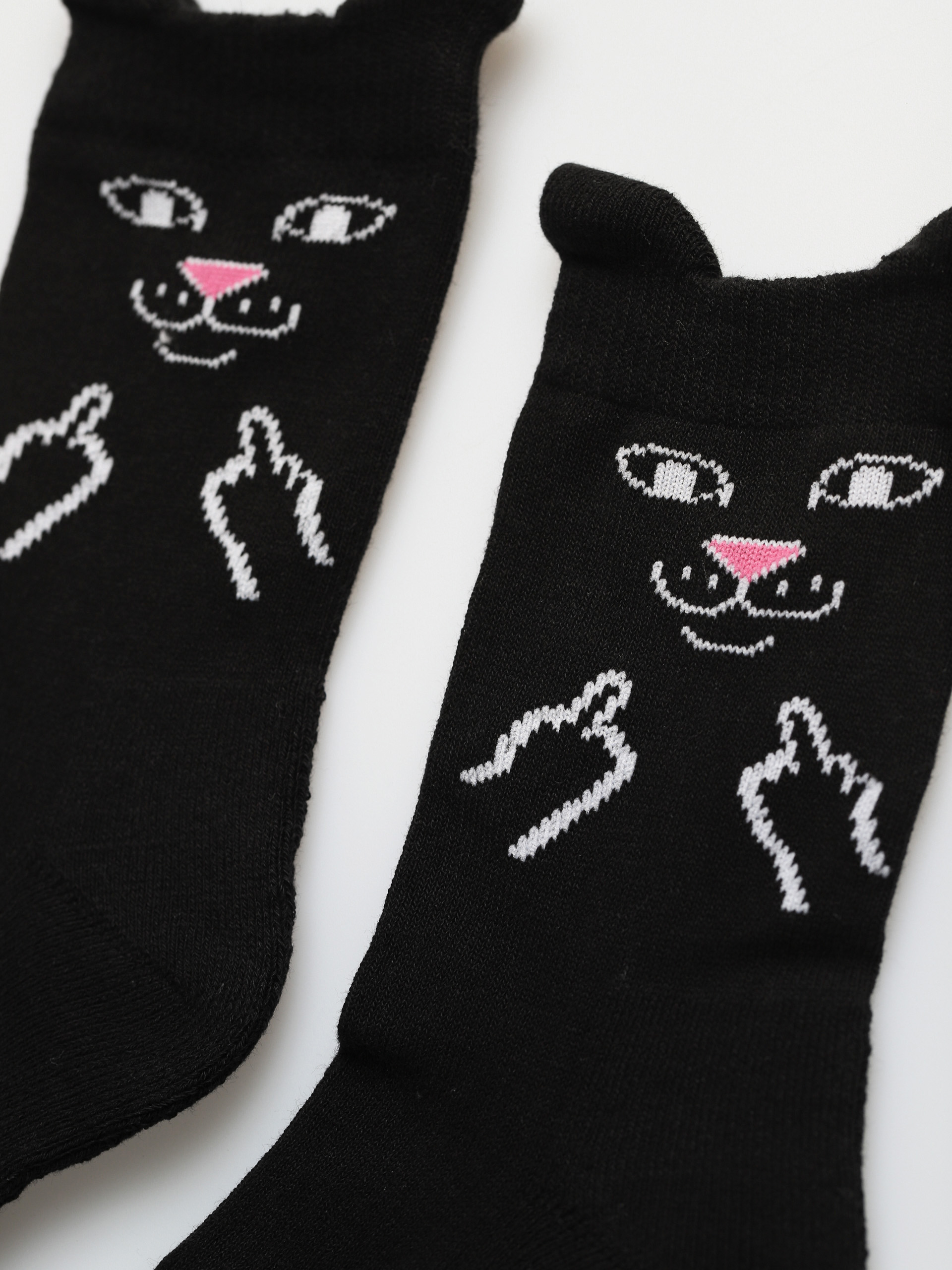 Skarpetki RipNDip Jerm Face Mid (black)